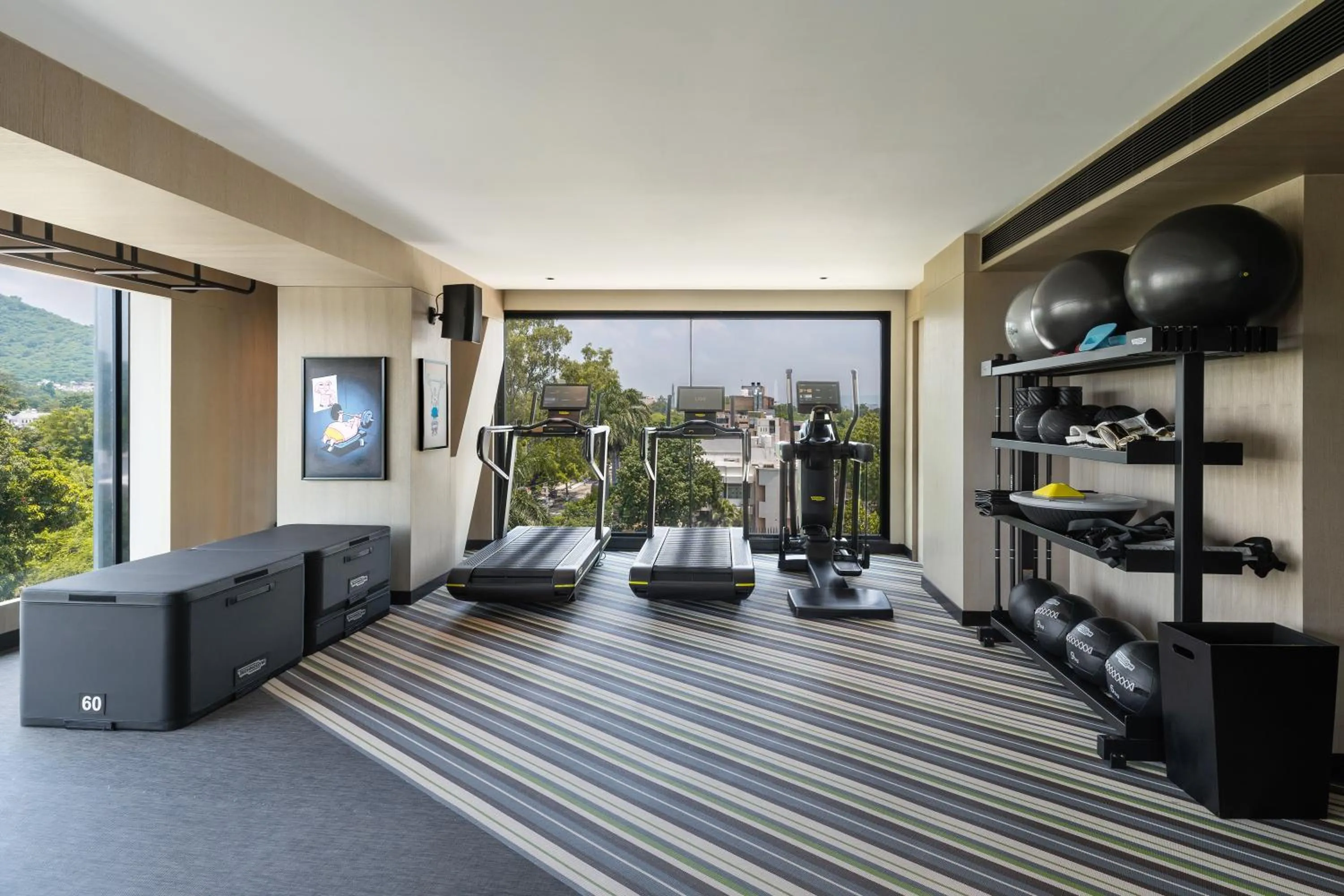 Fitness centre/facilities in Parallel Hotel Udaipur, a member of Radisson Individuals