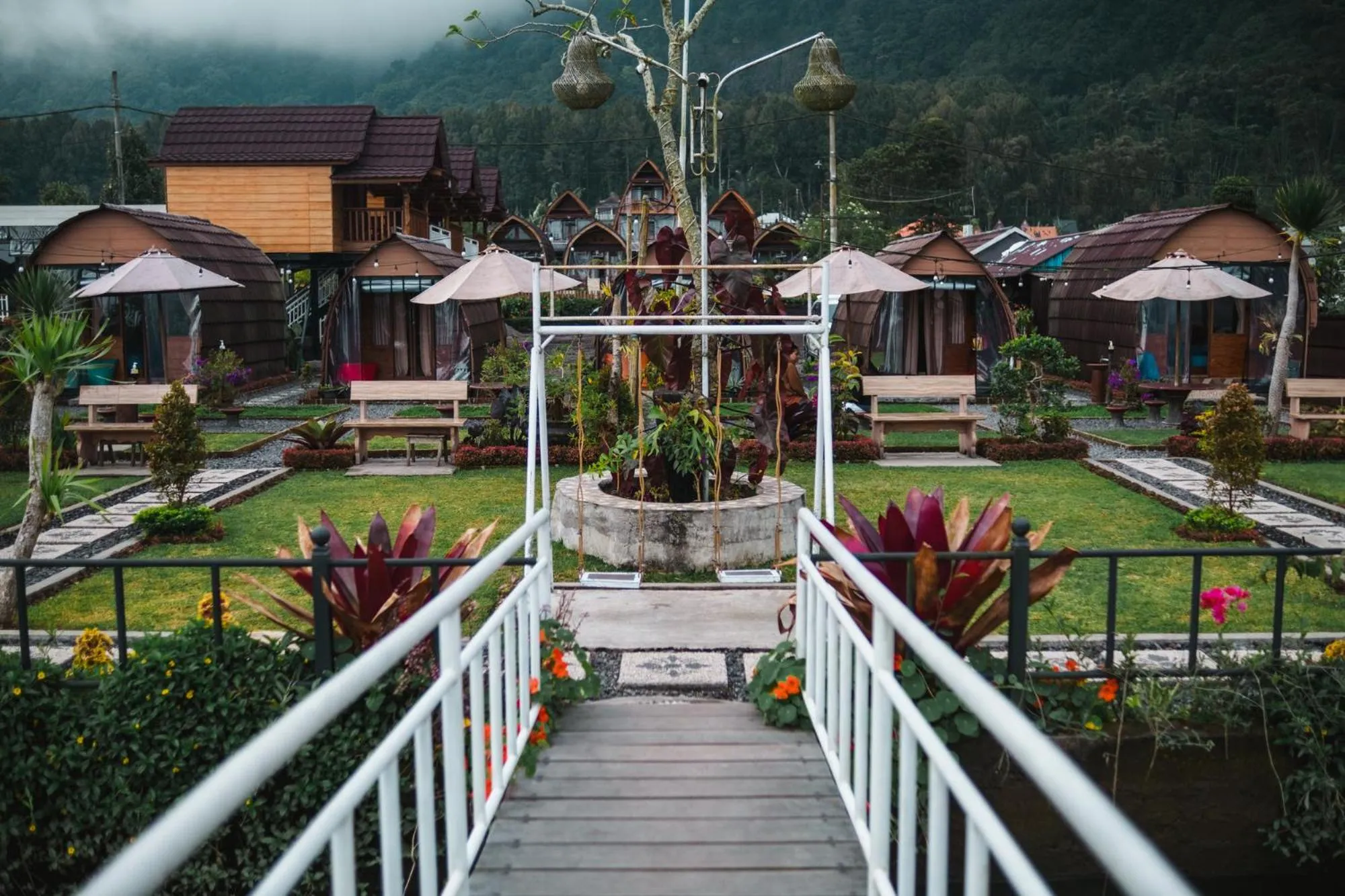 Area and facilities in The Polumb Garden Bedugul