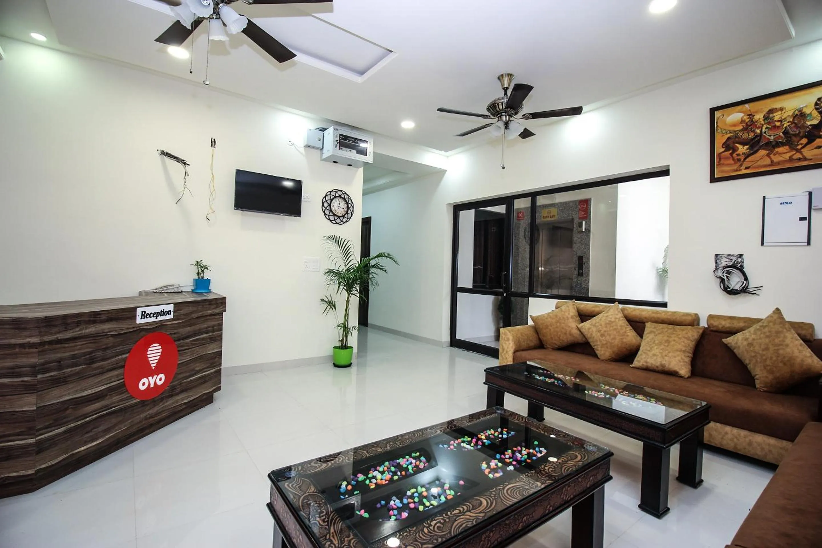 Lobby or reception in Hotel Karni Vilas