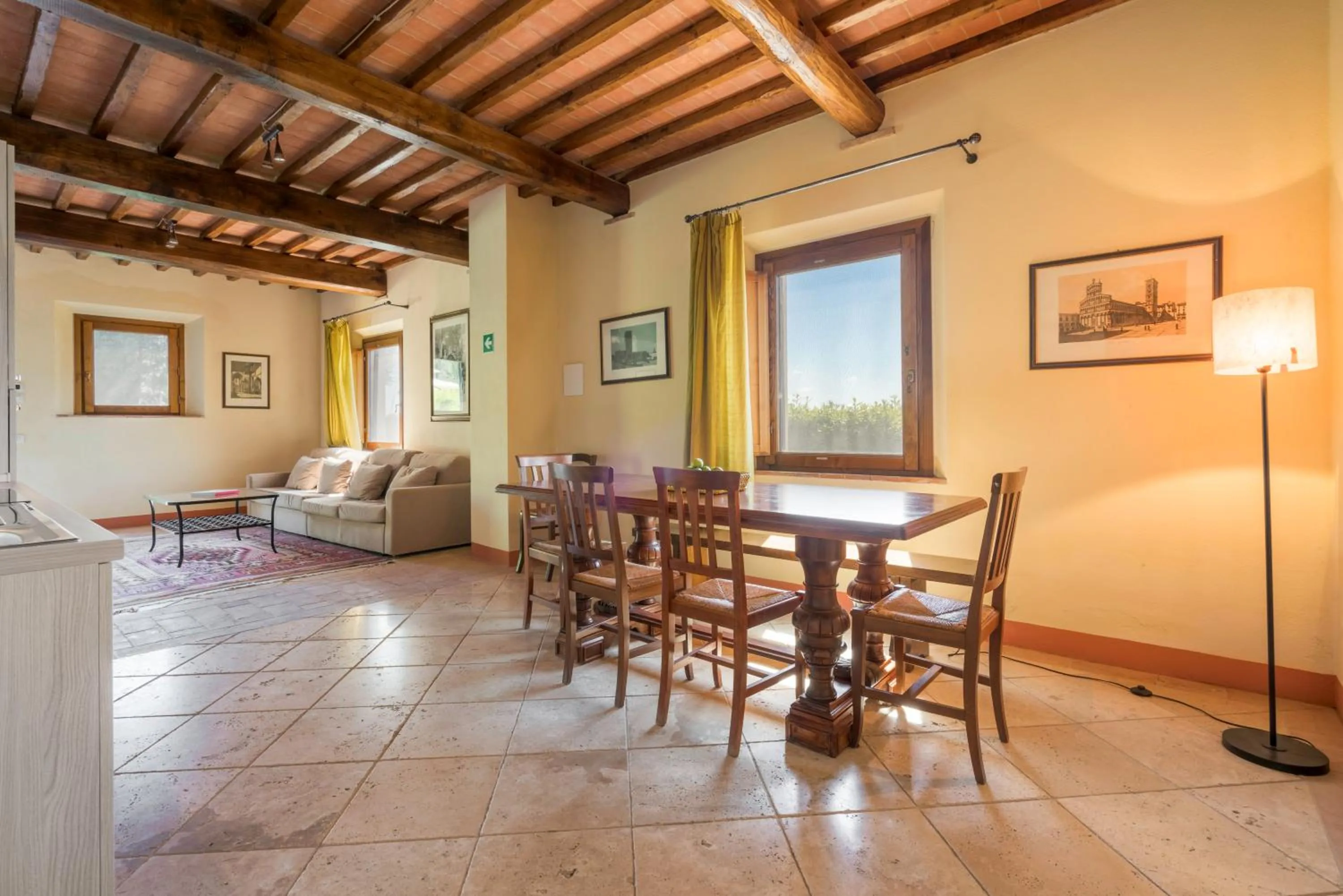 Seating area in Santo Pietro Resort