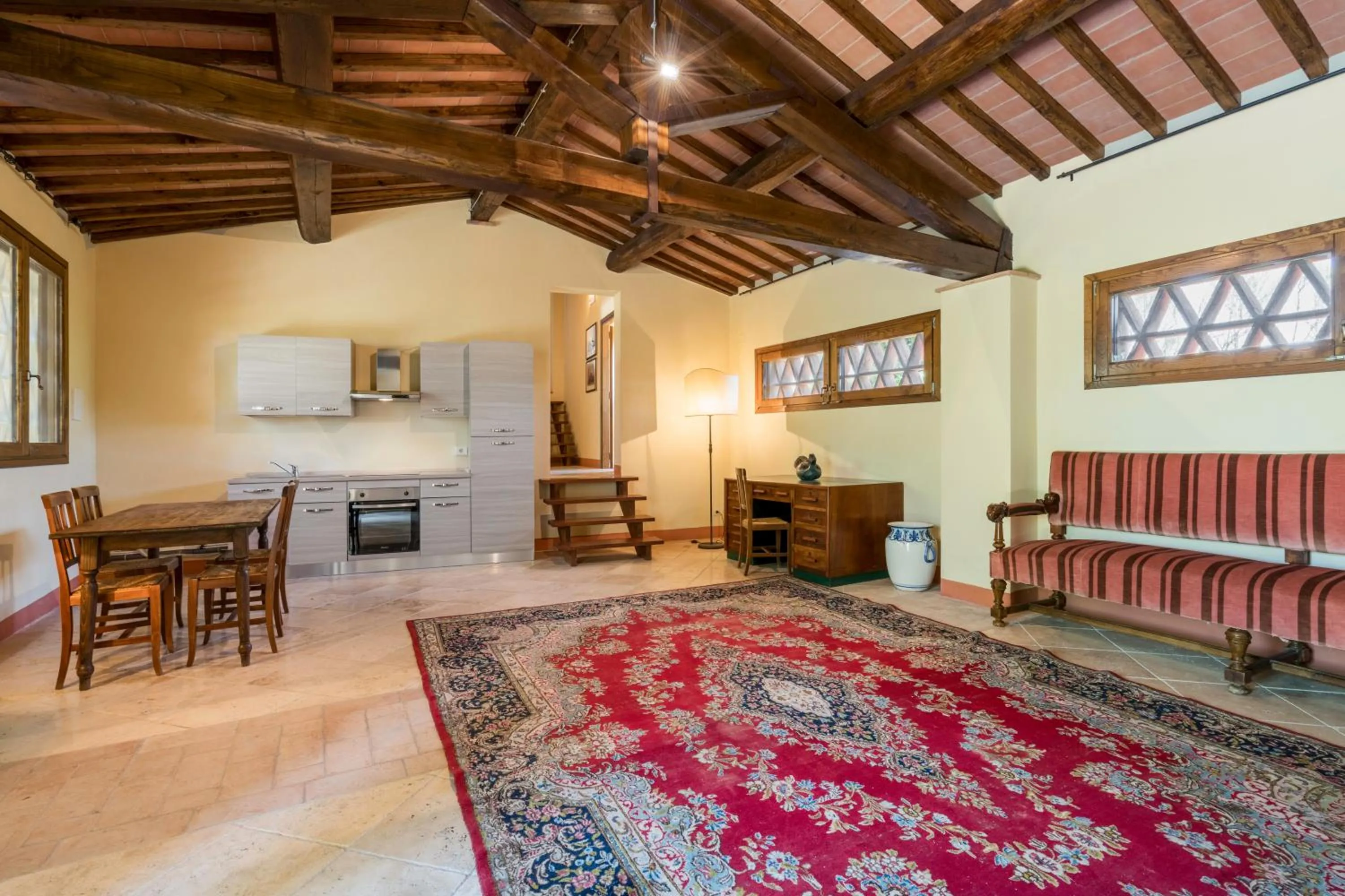 Kitchen or kitchenette in Santo Pietro Resort