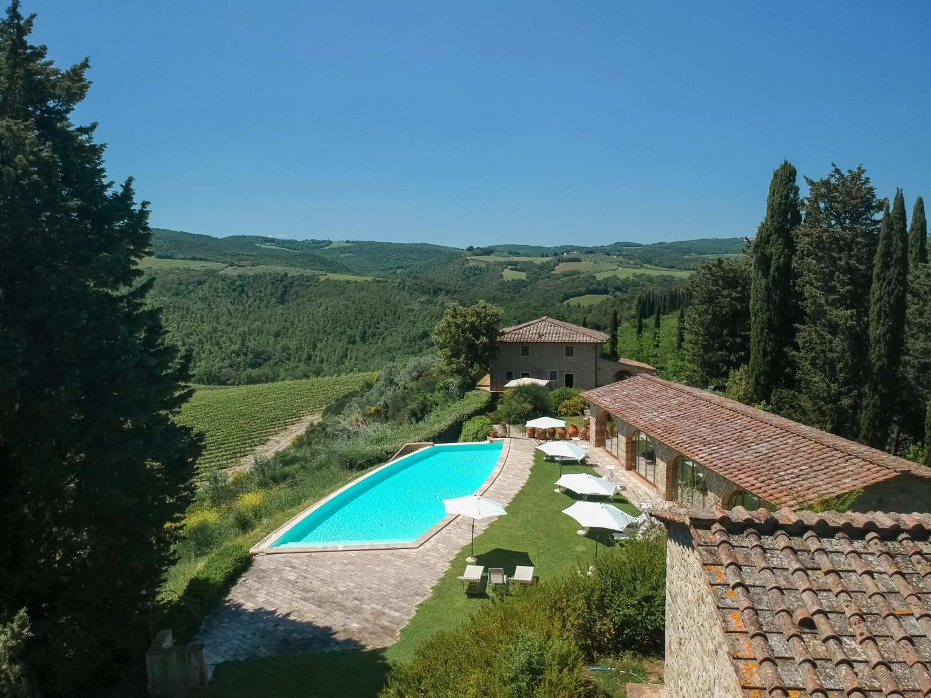 Swimming pool in Santo Pietro Resort