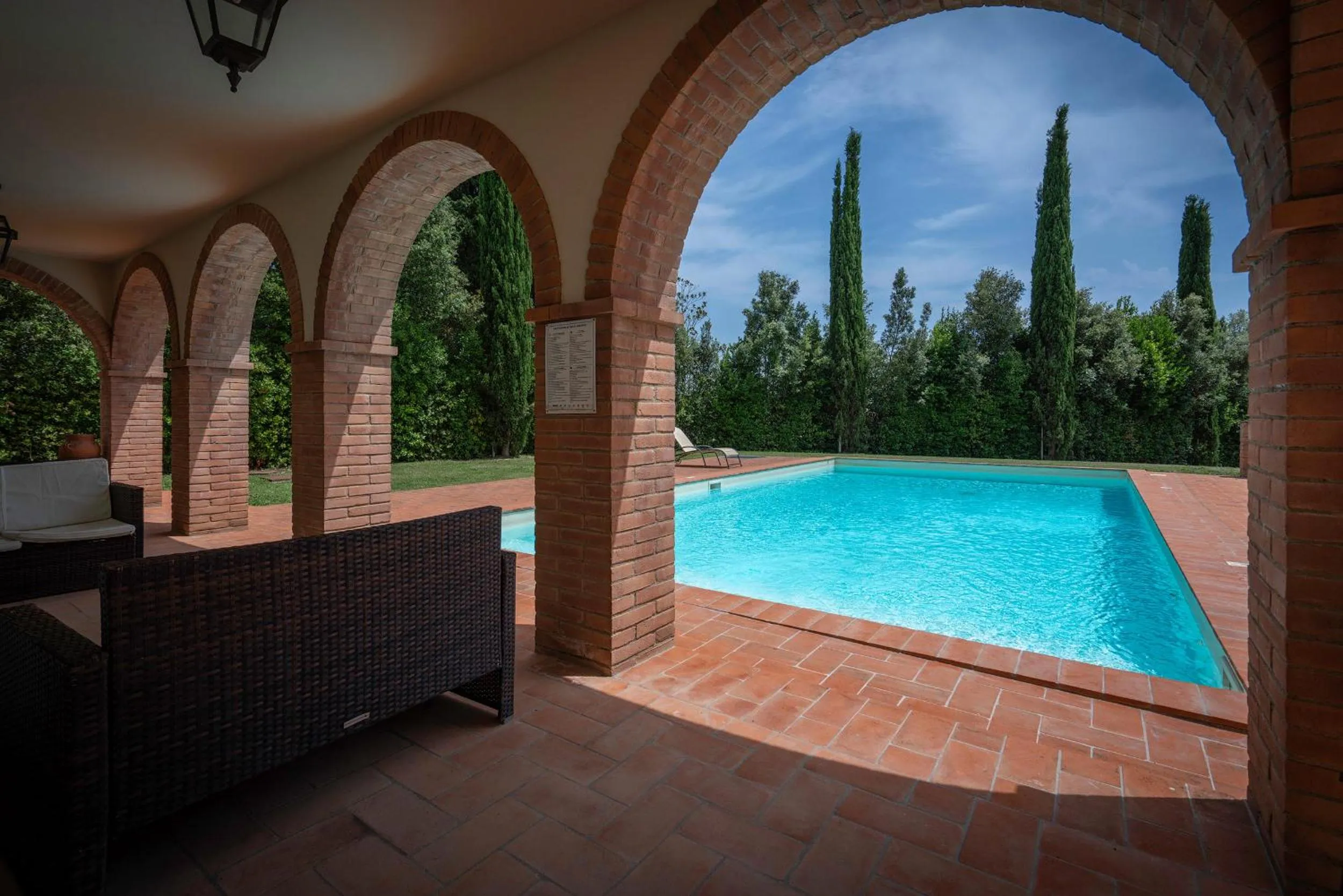 Patio in Santo Pietro Resort