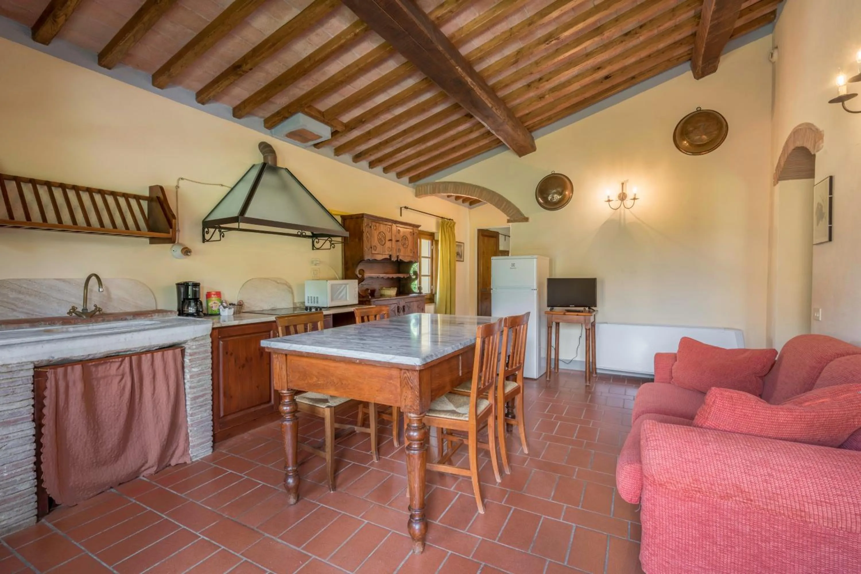 kitchen in Santo Pietro Resort