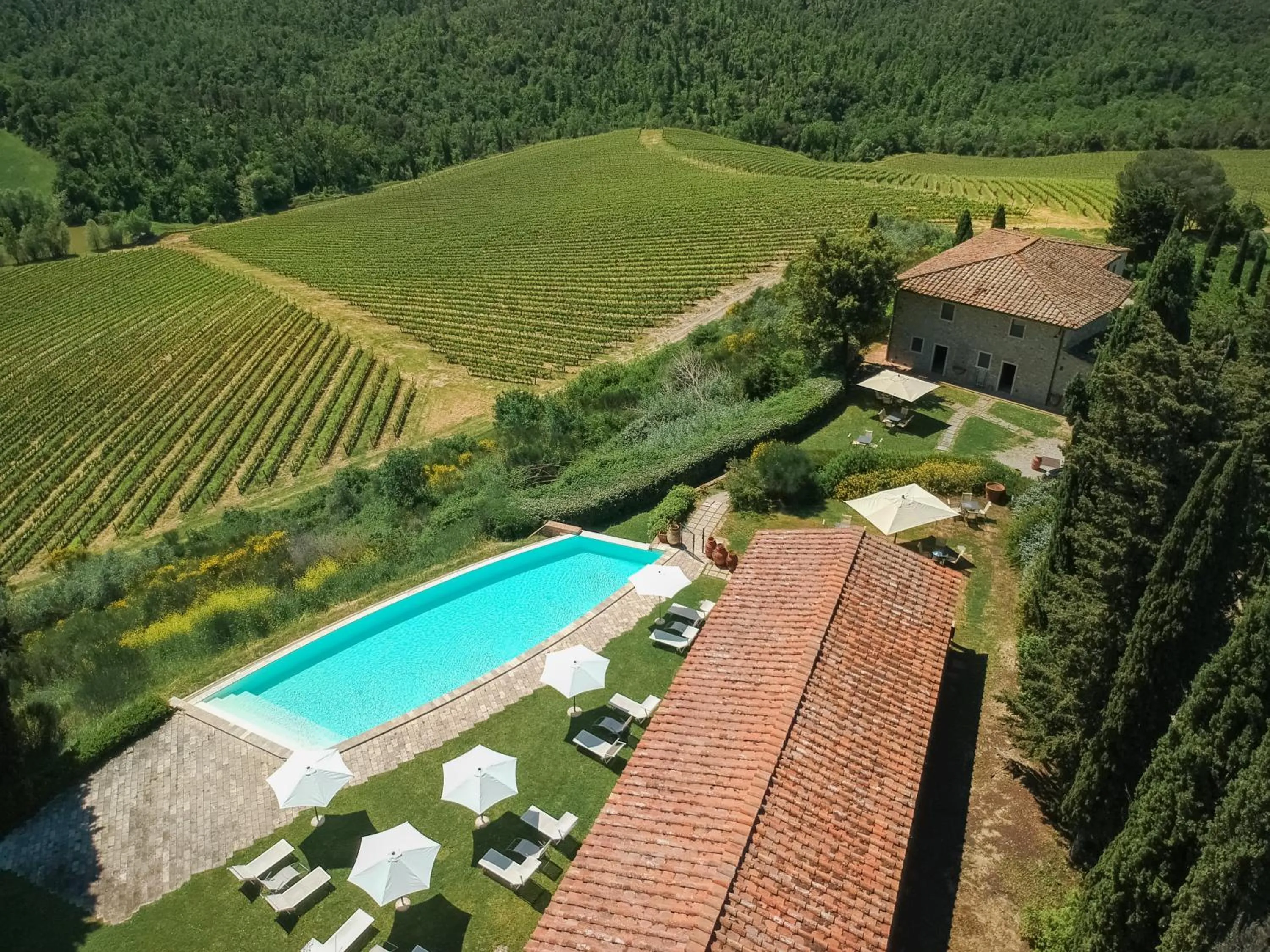 Swimming pool in Santo Pietro Resort