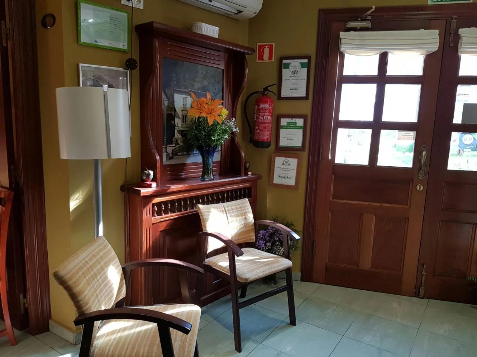 Lobby or reception in Gran Hotel Rural Cela