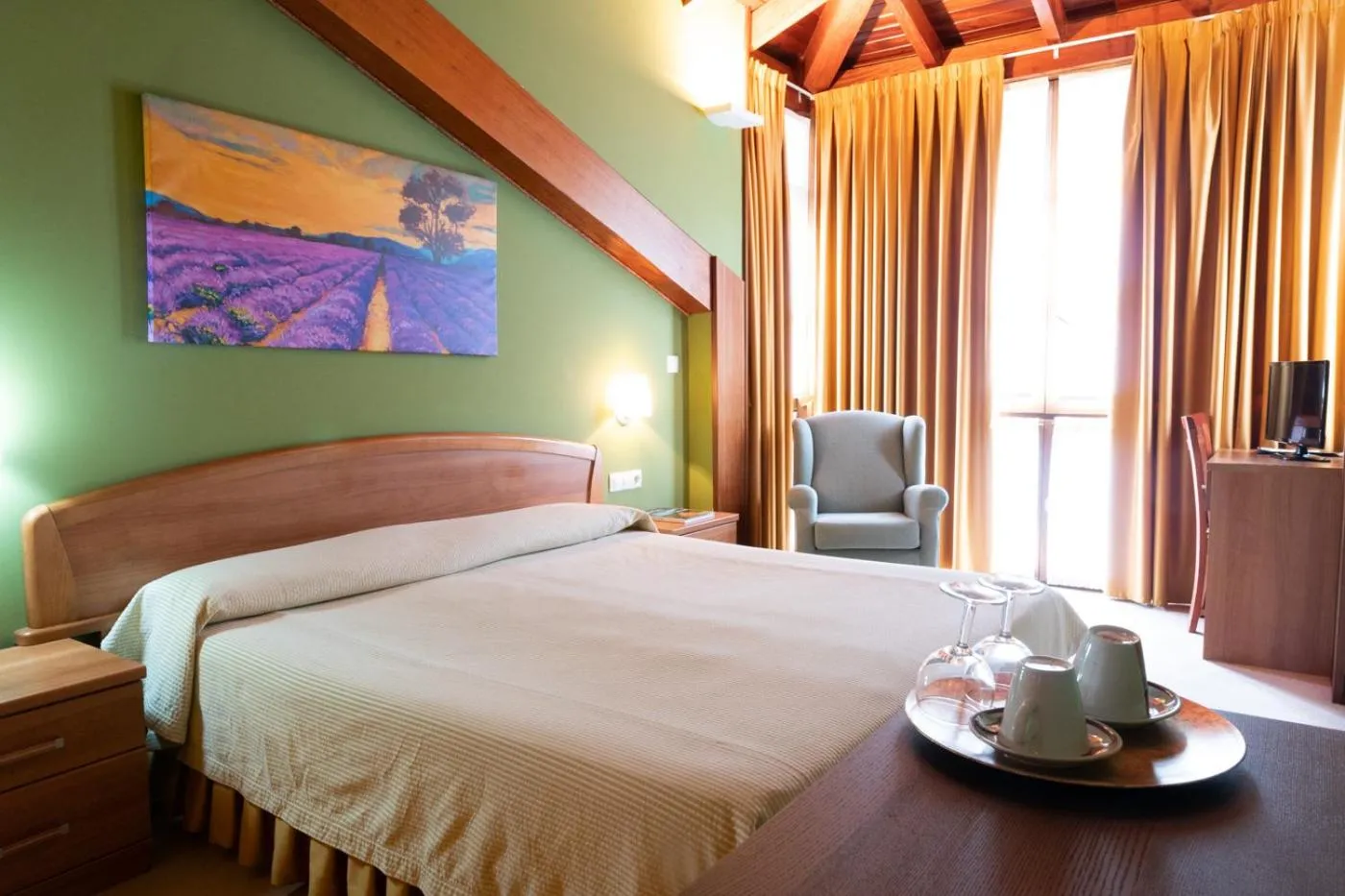 Bed in Gran Hotel Rural Cela