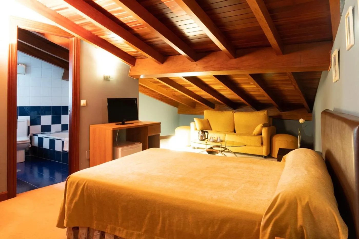 Bed in Gran Hotel Rural Cela