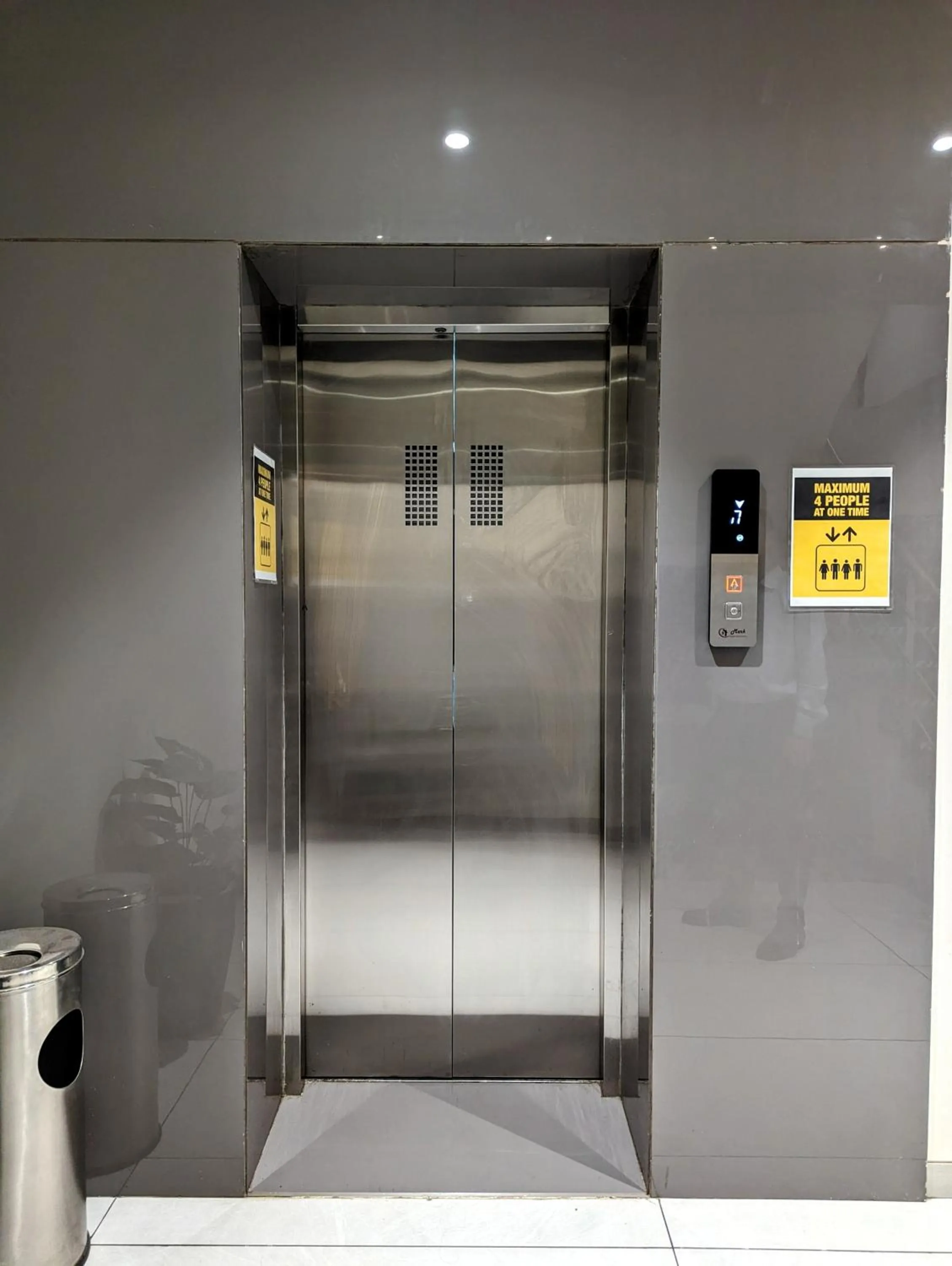 elevator in Hotel Red Chillee Restro