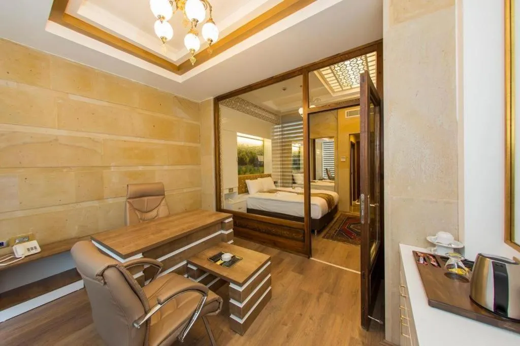 Bed in GHERDAN GOLD OTEL