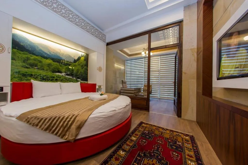 Bed in GHERDAN GOLD OTEL