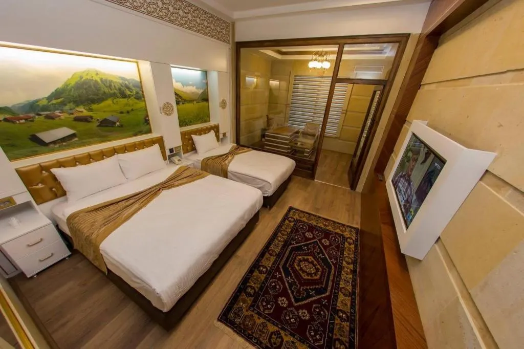 Bed in GHERDAN GOLD OTEL