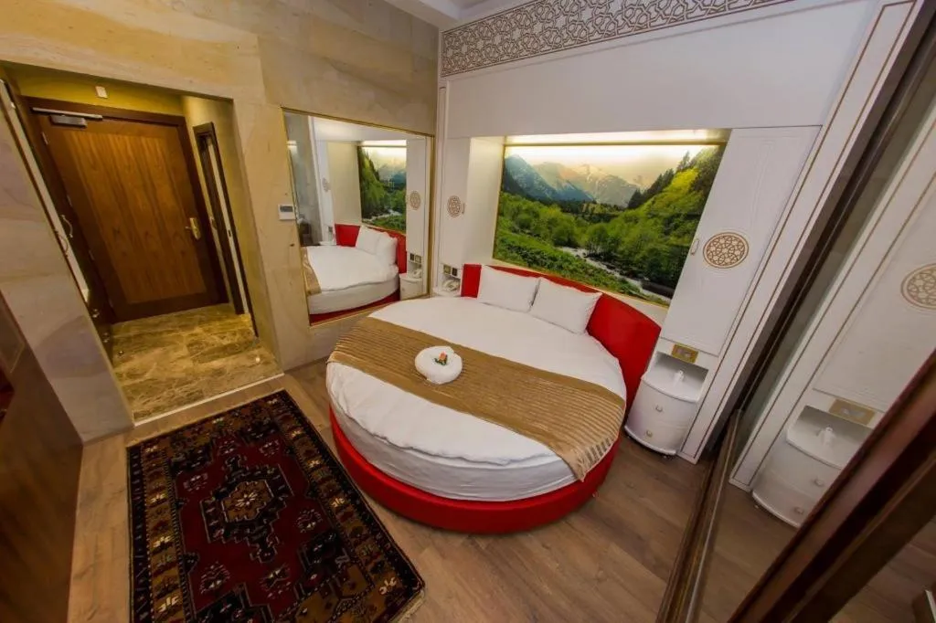 Bed in GHERDAN GOLD OTEL