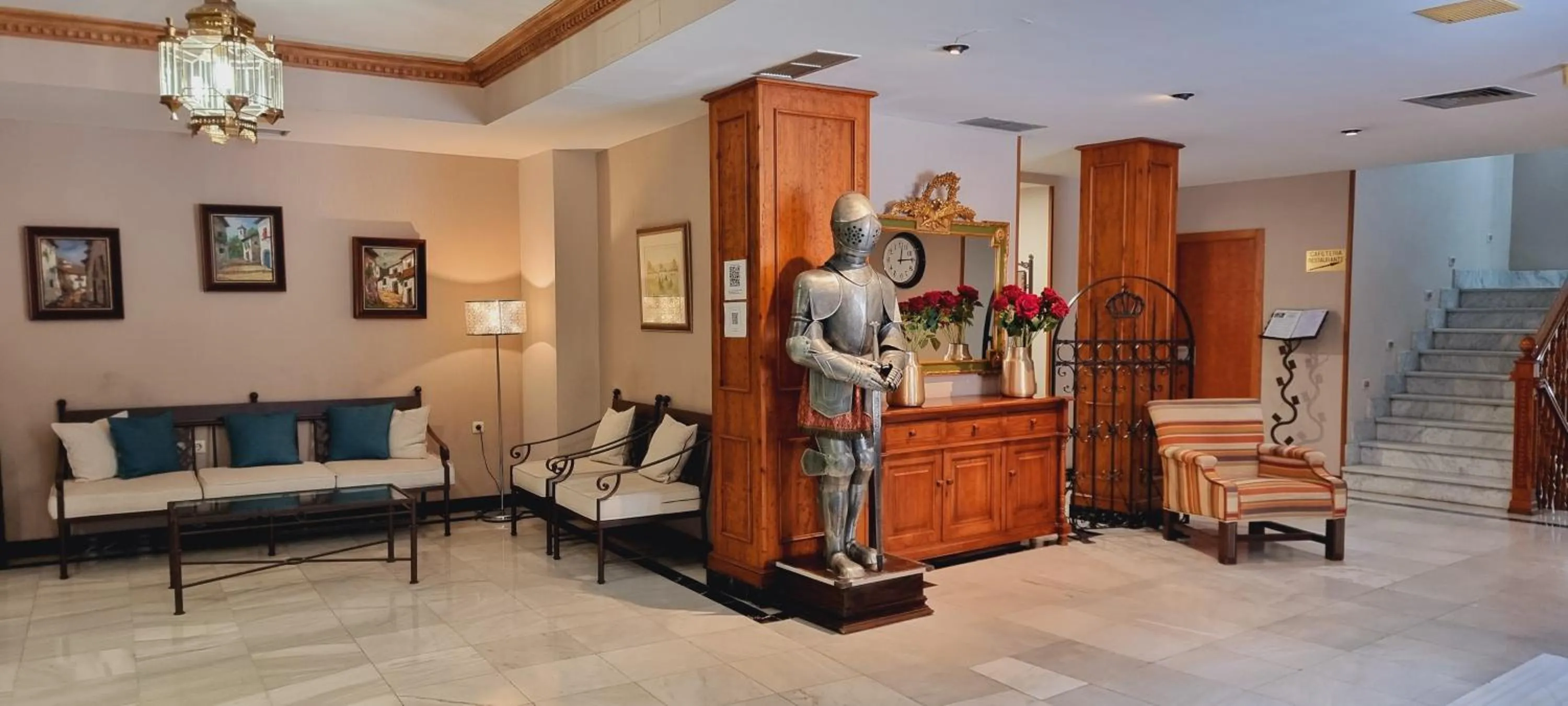 Lobby or reception in Hotel Real De Toledo