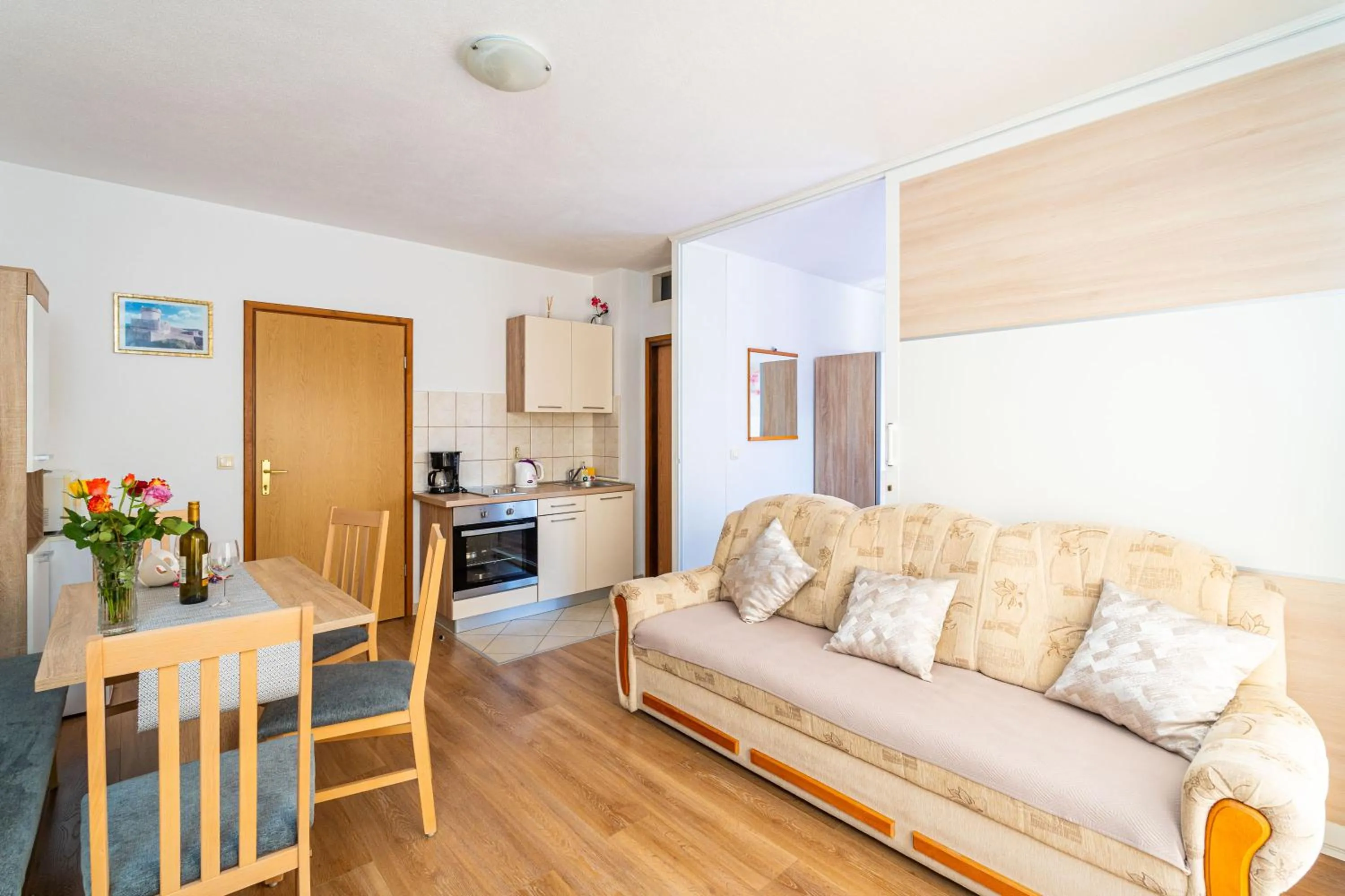 Kitchen or kitchenette in Sea View Apartment Nuncijata