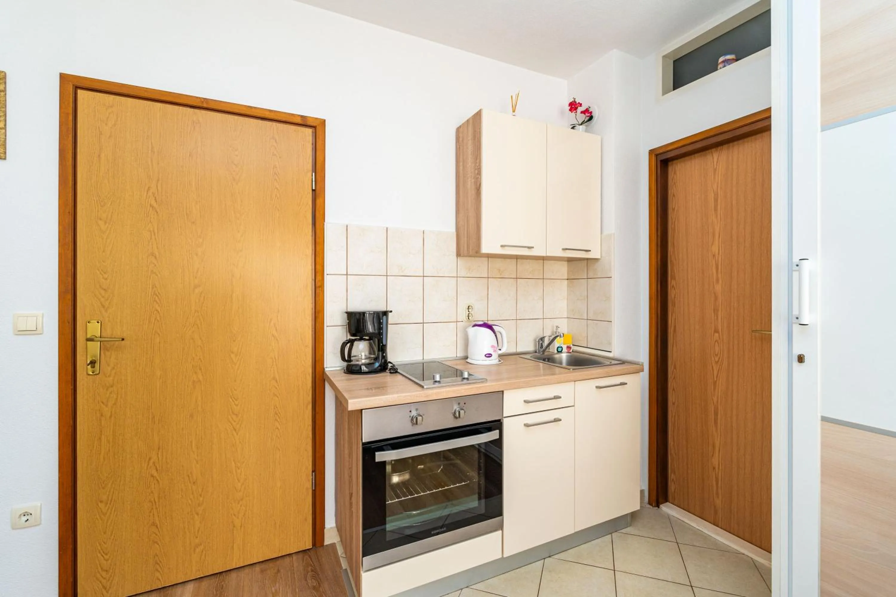 Kitchen or kitchenette in Sea View Apartment Nuncijata