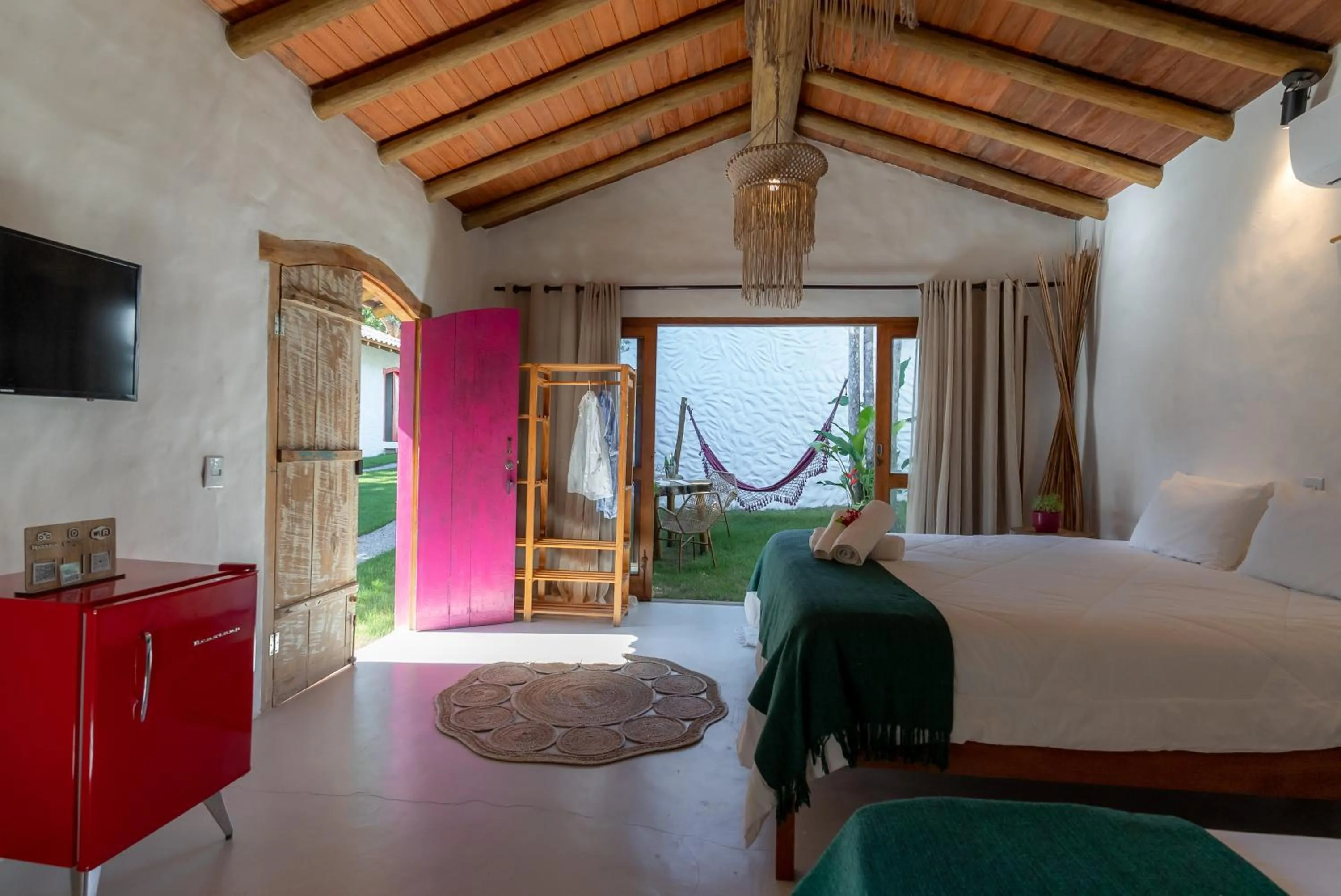 Garden, Bed in Villa Mediterrâneo Trancoso