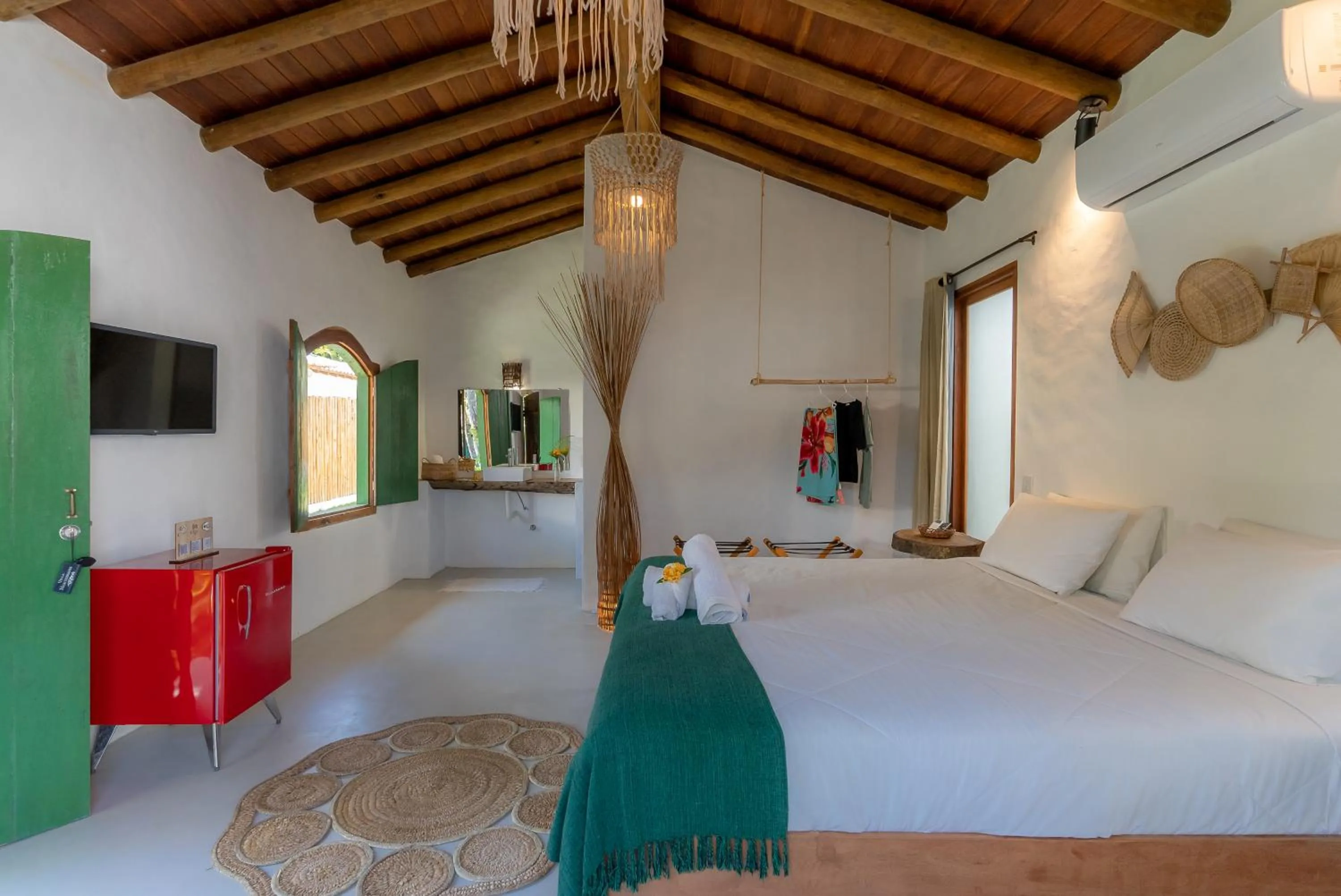 oven, Bed in Villa Mediterrâneo Trancoso