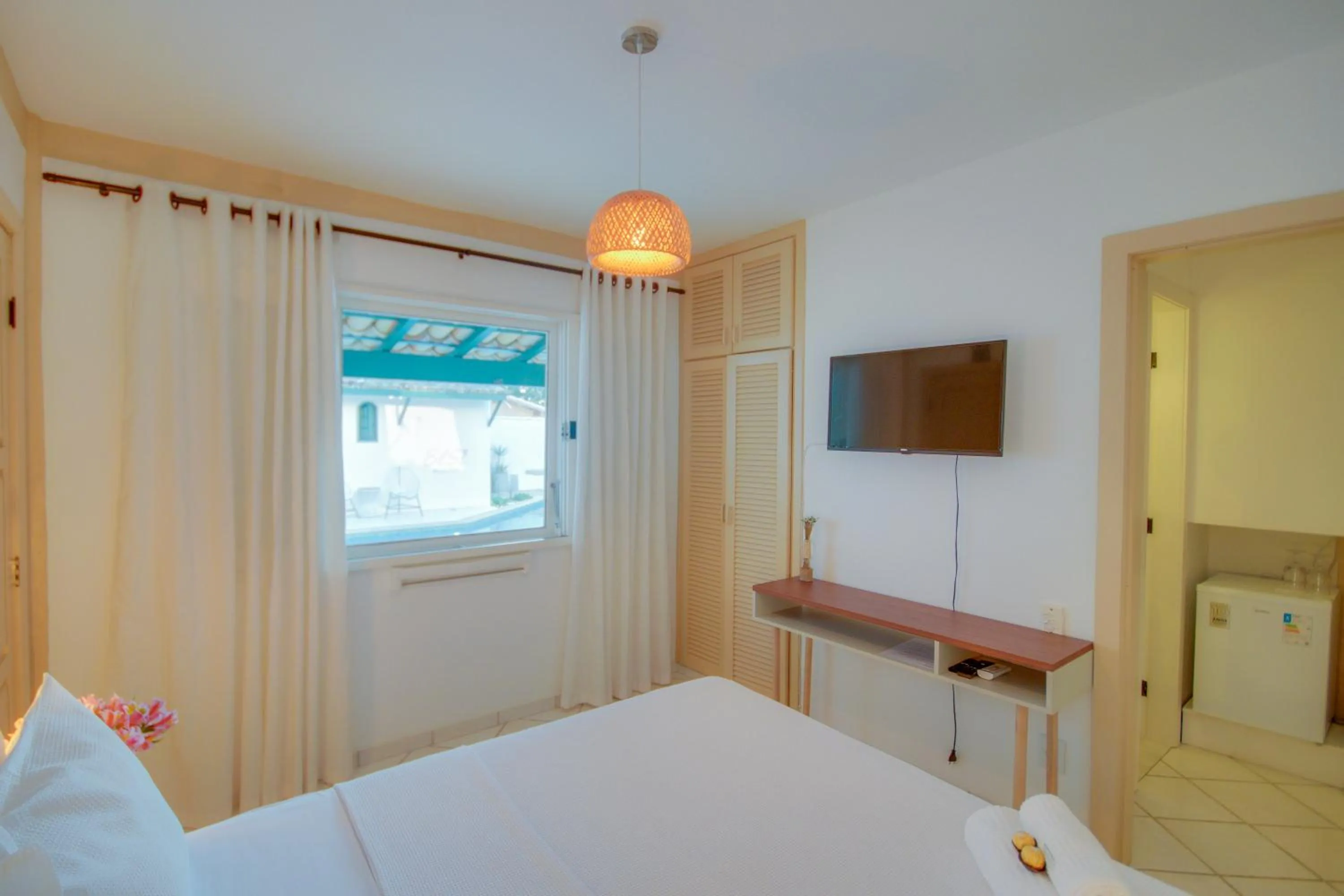 TV and multimedia, Bed in Elsi Pousada