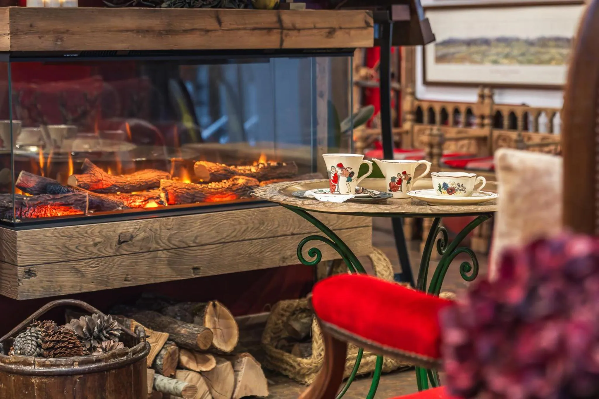 Living room in Hotel Aran La Abuela