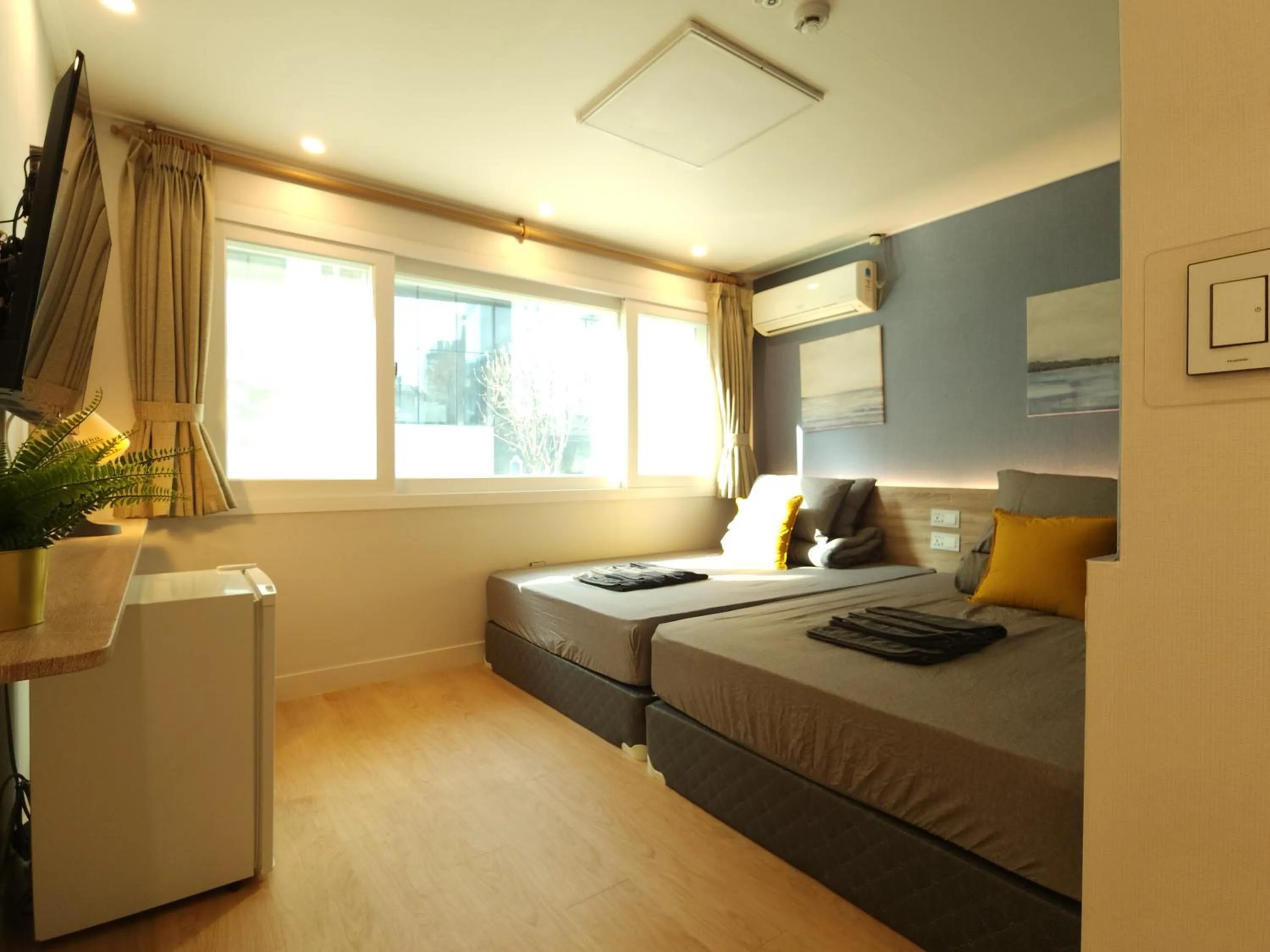 Bed in OYO Myeongdong 5 Lodge
