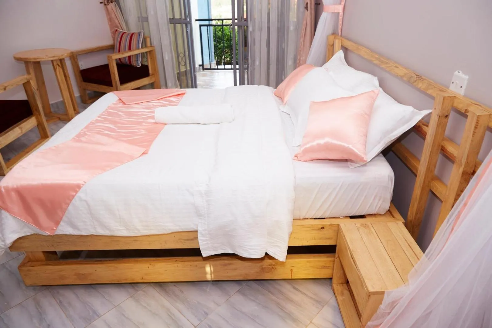 Bed in WestWay Luxury Suites