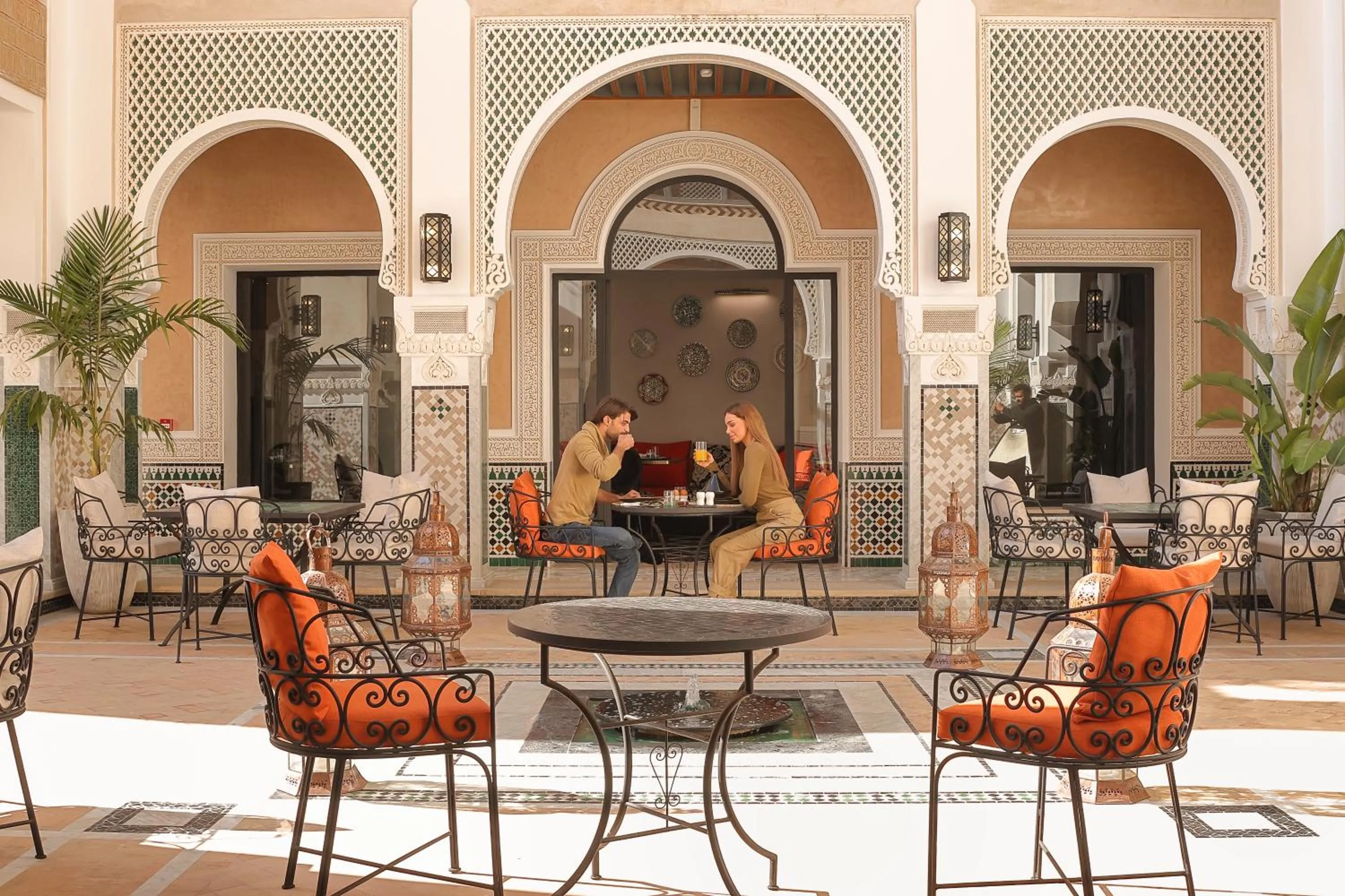 Patio in Dar Lys Luxury Riad & Spa