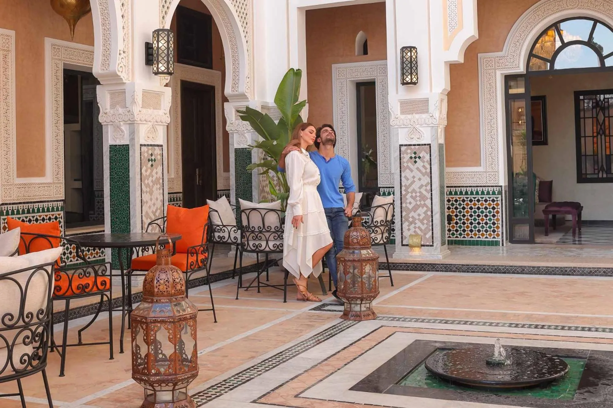 Patio in Dar Lys Luxury Riad & Spa