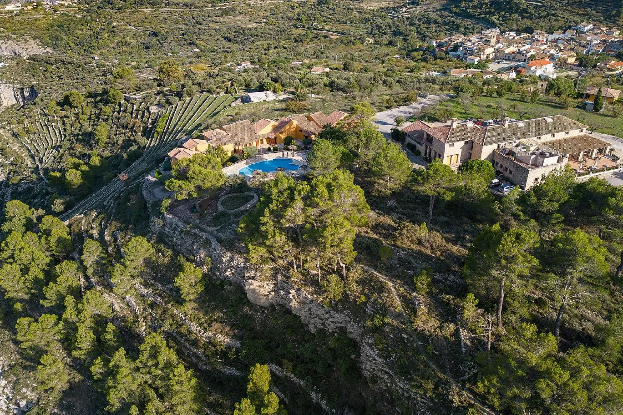 Natural landscape in Hotel Alahuar