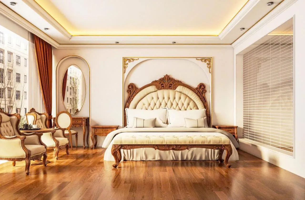 Bed in Hoang Gia Hotel Ha Noi Capital