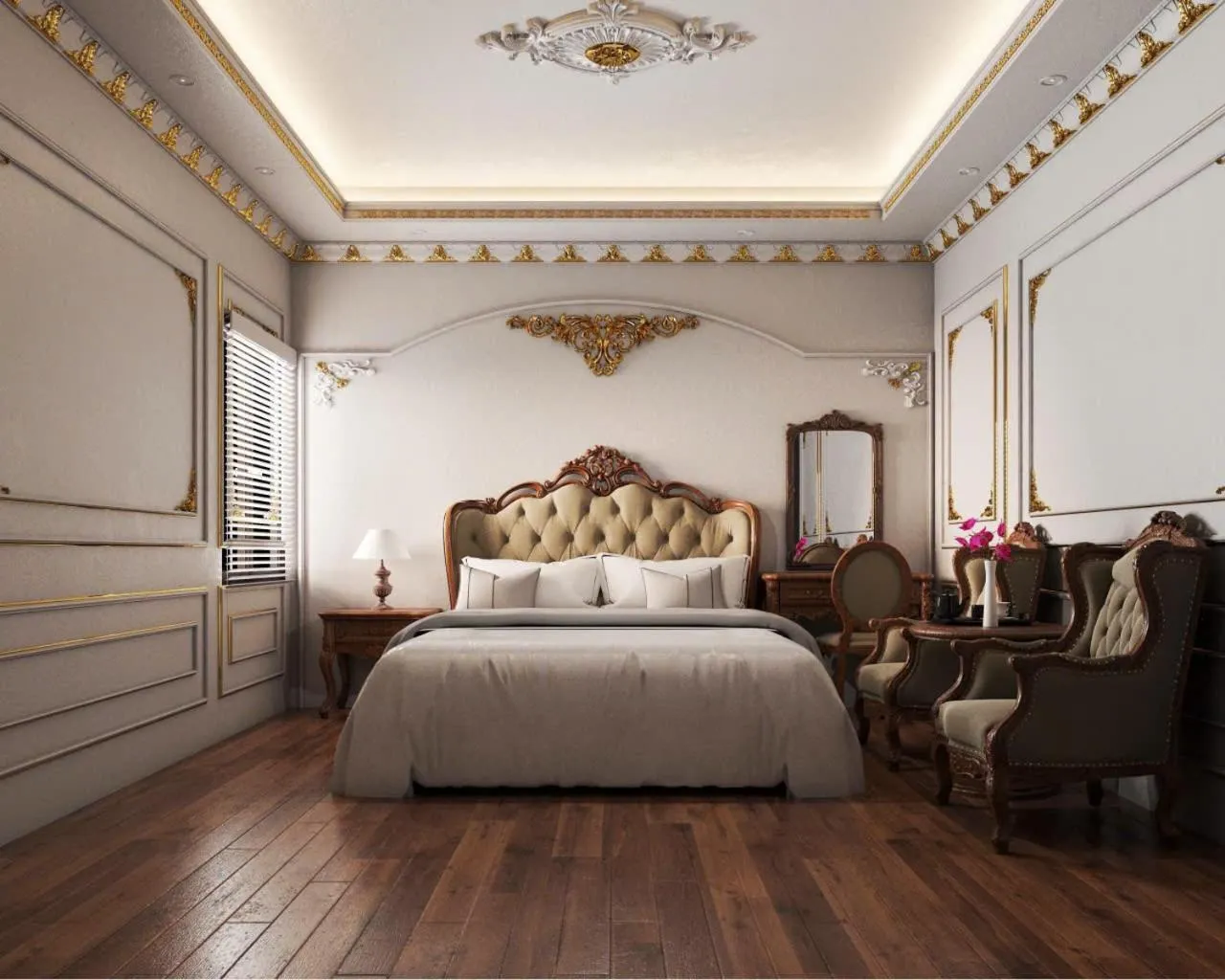 Bed in Hoang Gia Hotel Ha Noi Capital