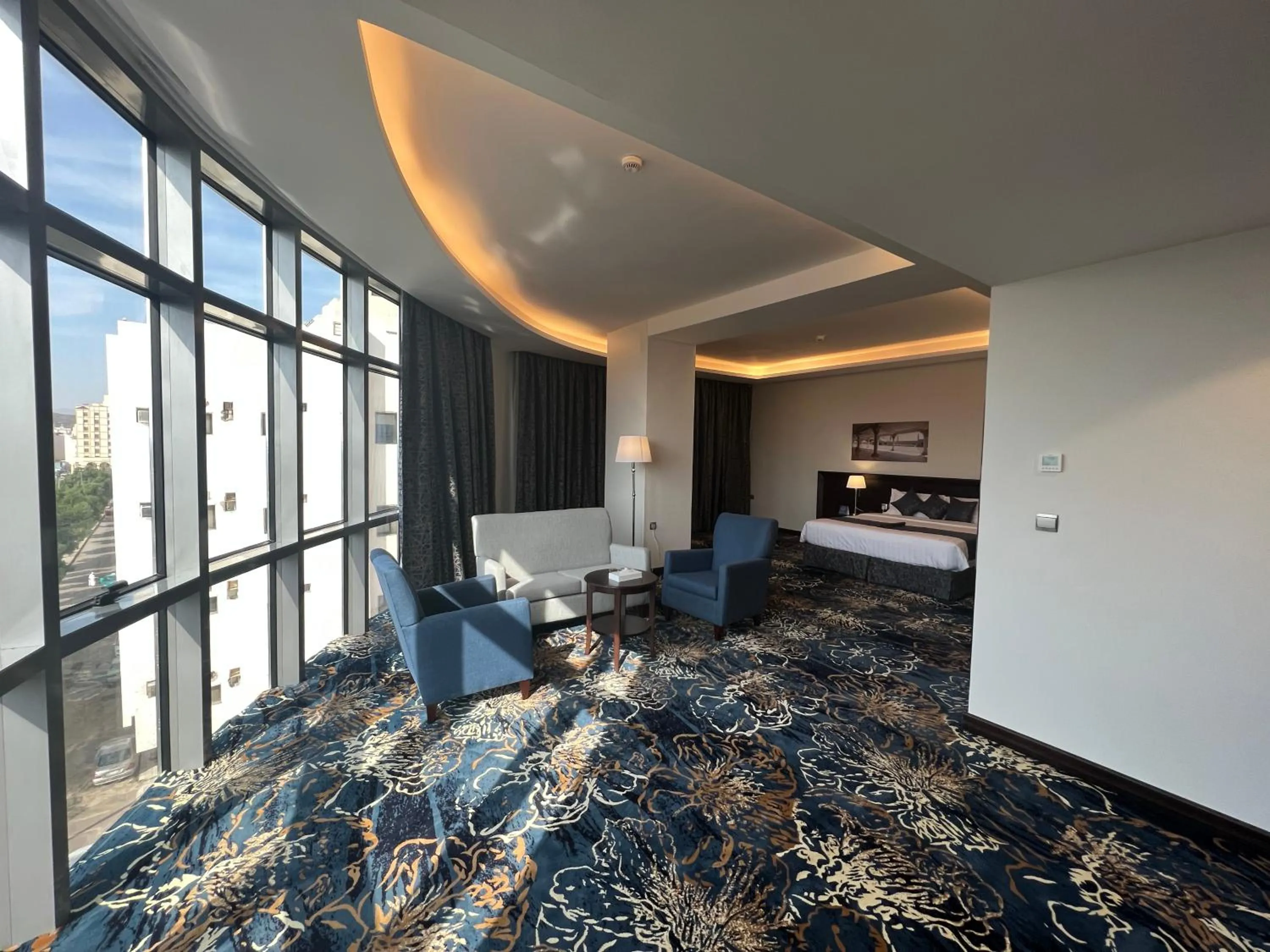 Seating area, Bed in Zaha Taiba Hotel