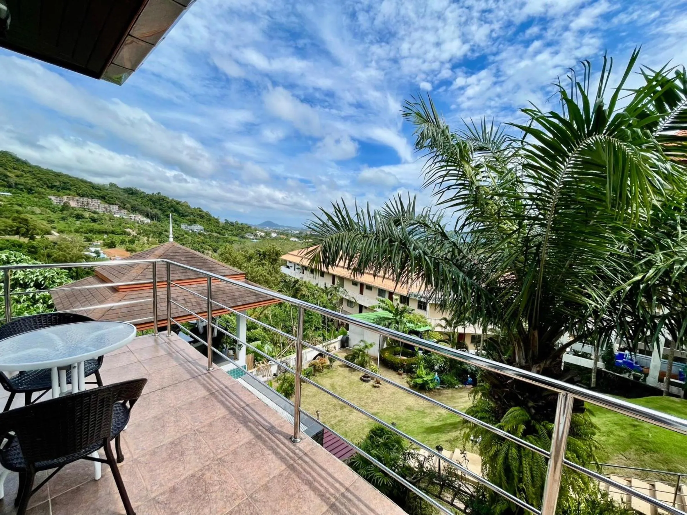Patio in ฺBaan Waru seaview villa