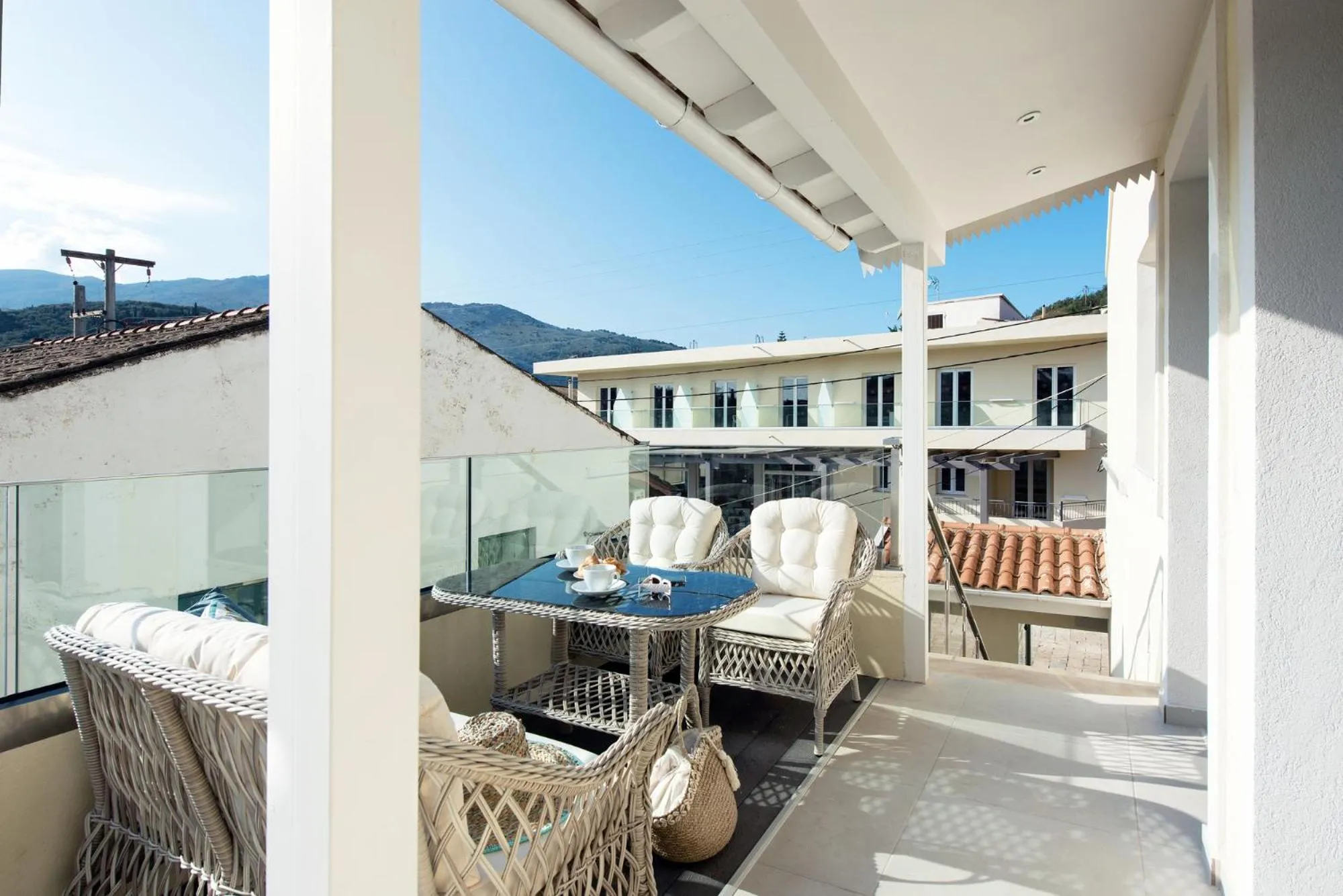 Property building in Pelagia Apartment by Kormaris