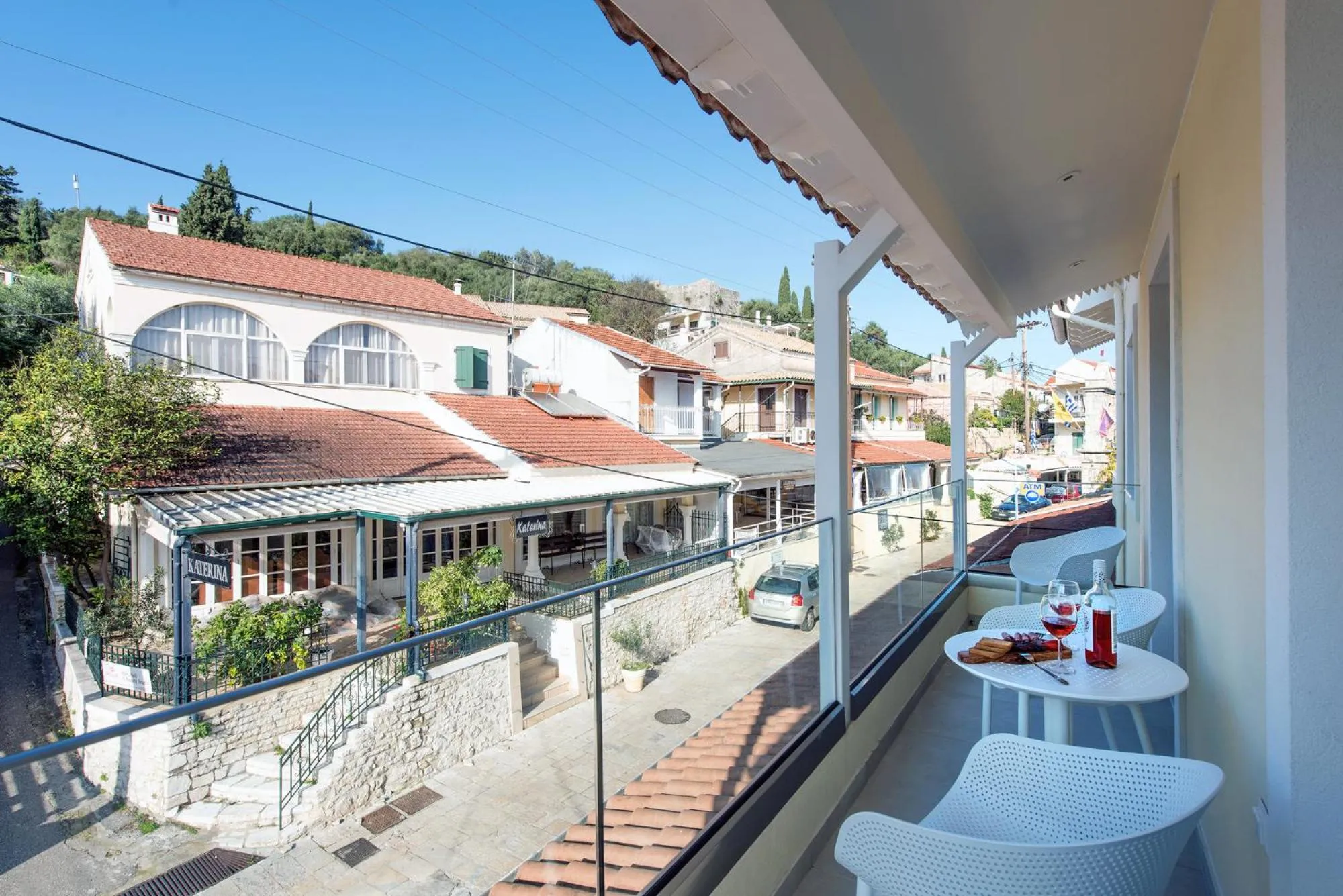 Street view in Pelagia Apartment by Kormaris