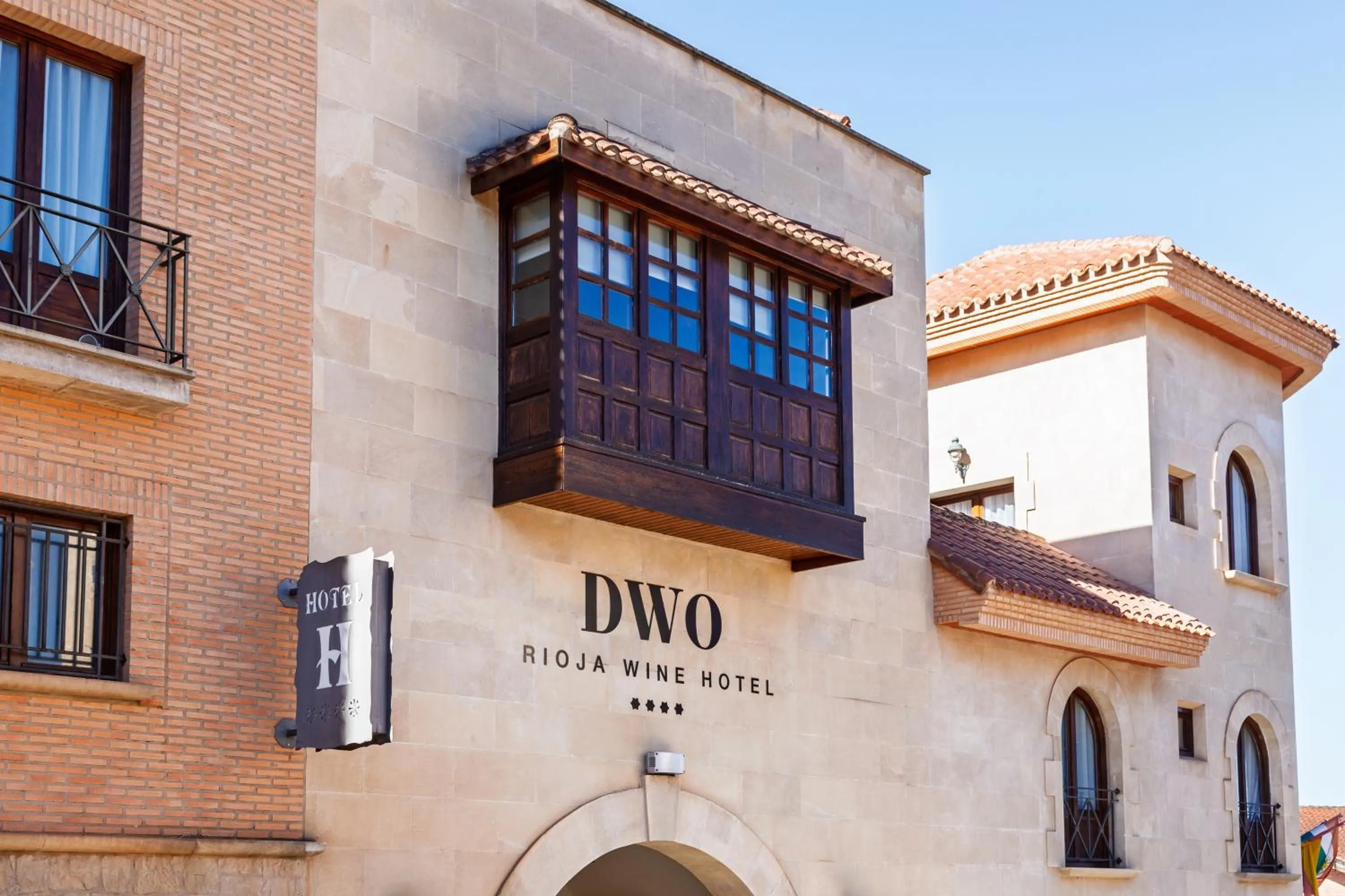 Property building in DWO Rioja Wine Hotel