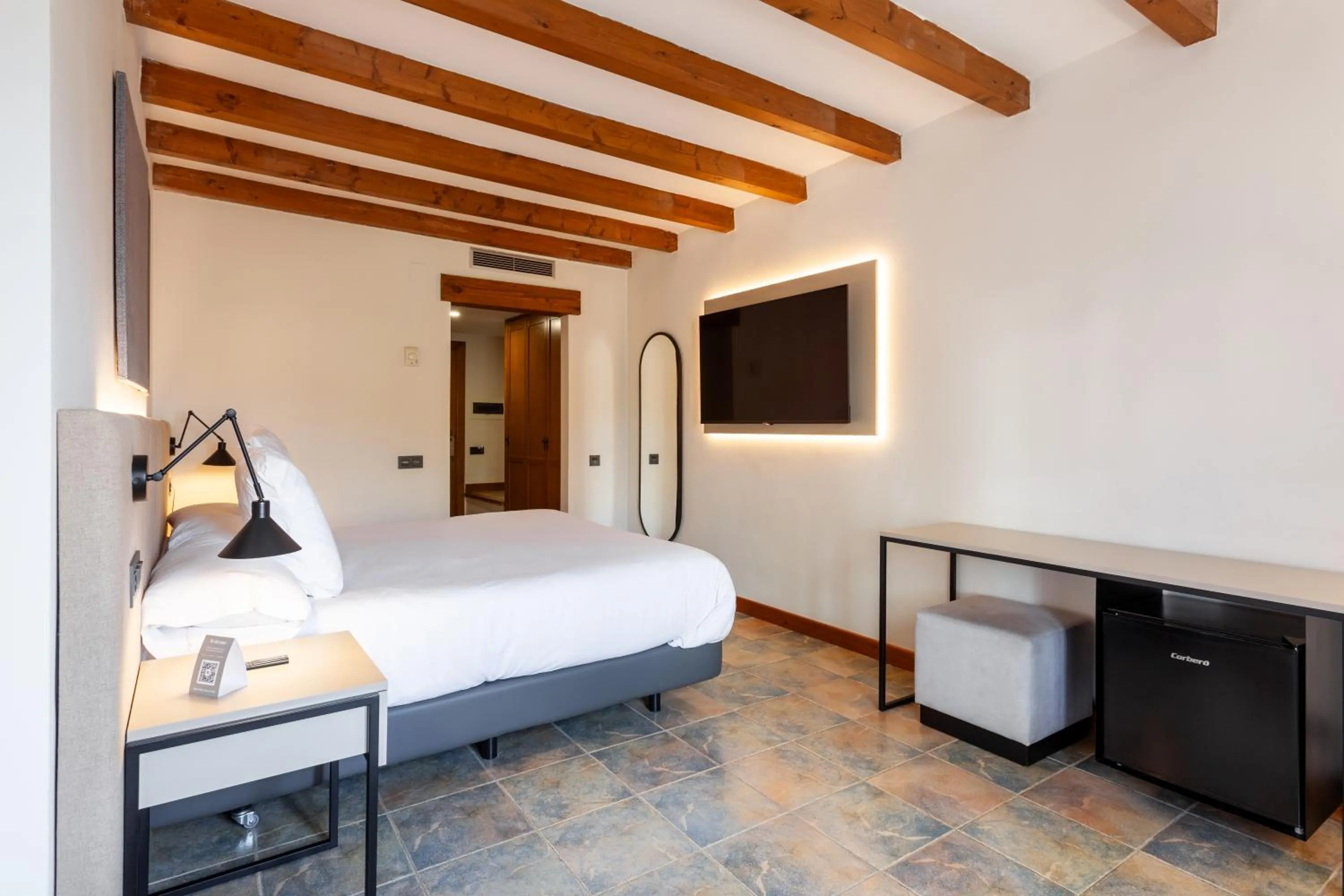 Bed in DWO Rioja Wine Hotel