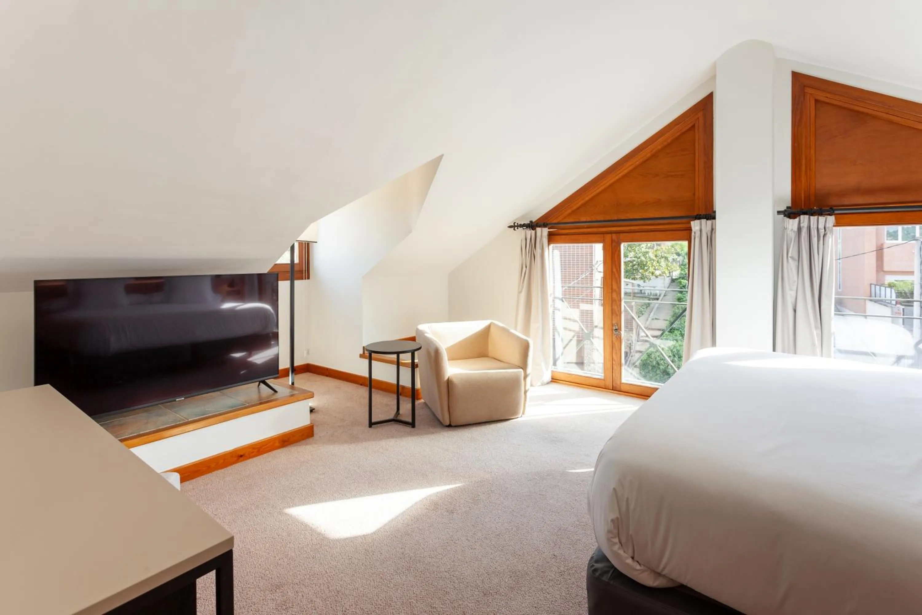 Bed in DWO Rioja Wine Hotel