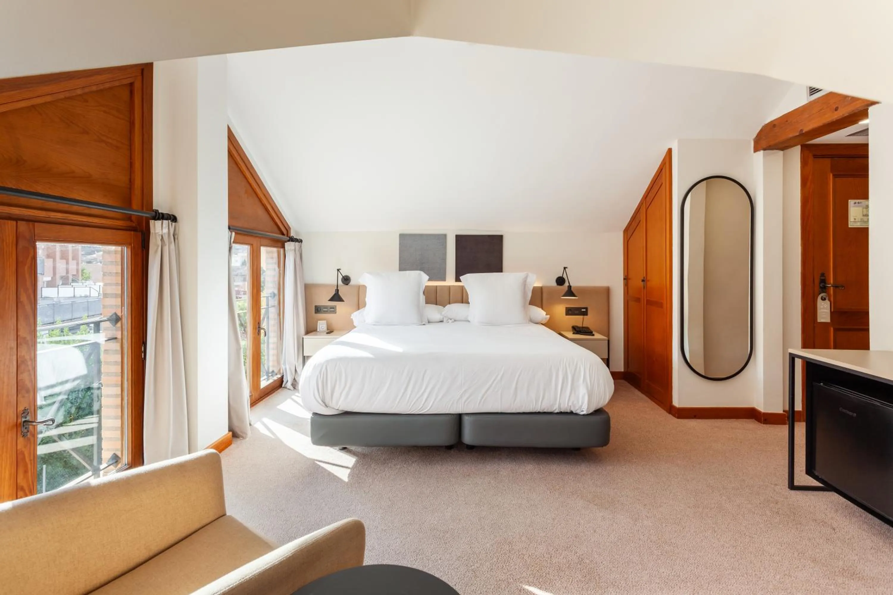 Bed in DWO Rioja Wine Hotel