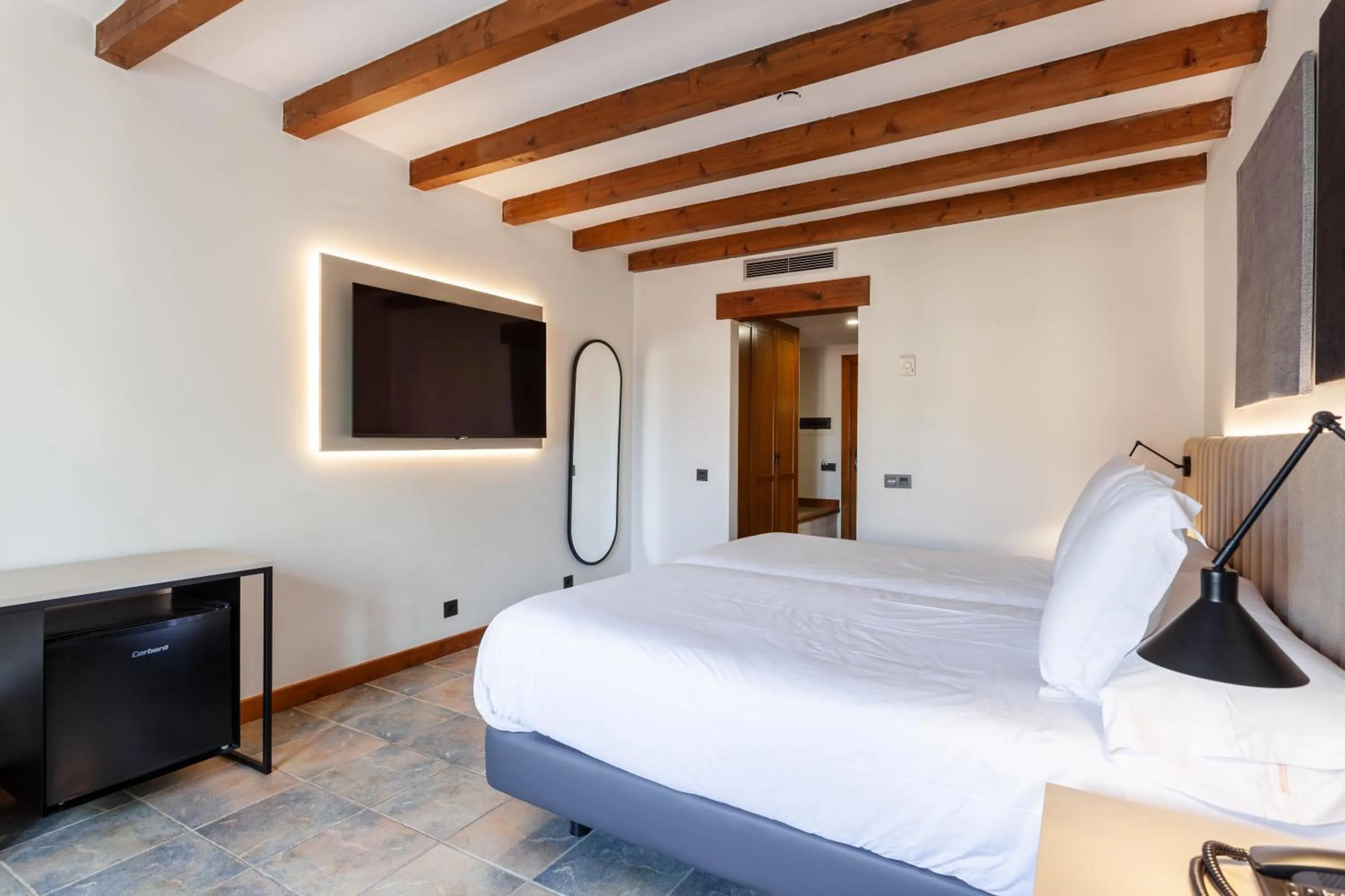 Bed in DWO Rioja Wine Hotel