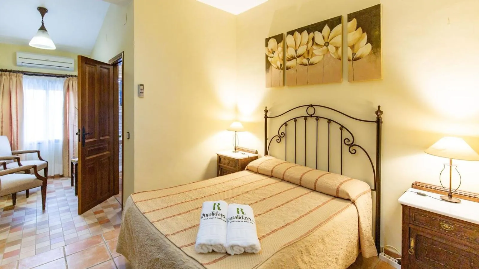 Bedroom, Bed in Alojamiento Rural El Salto Villafranca de Córdoba by Ruralidays