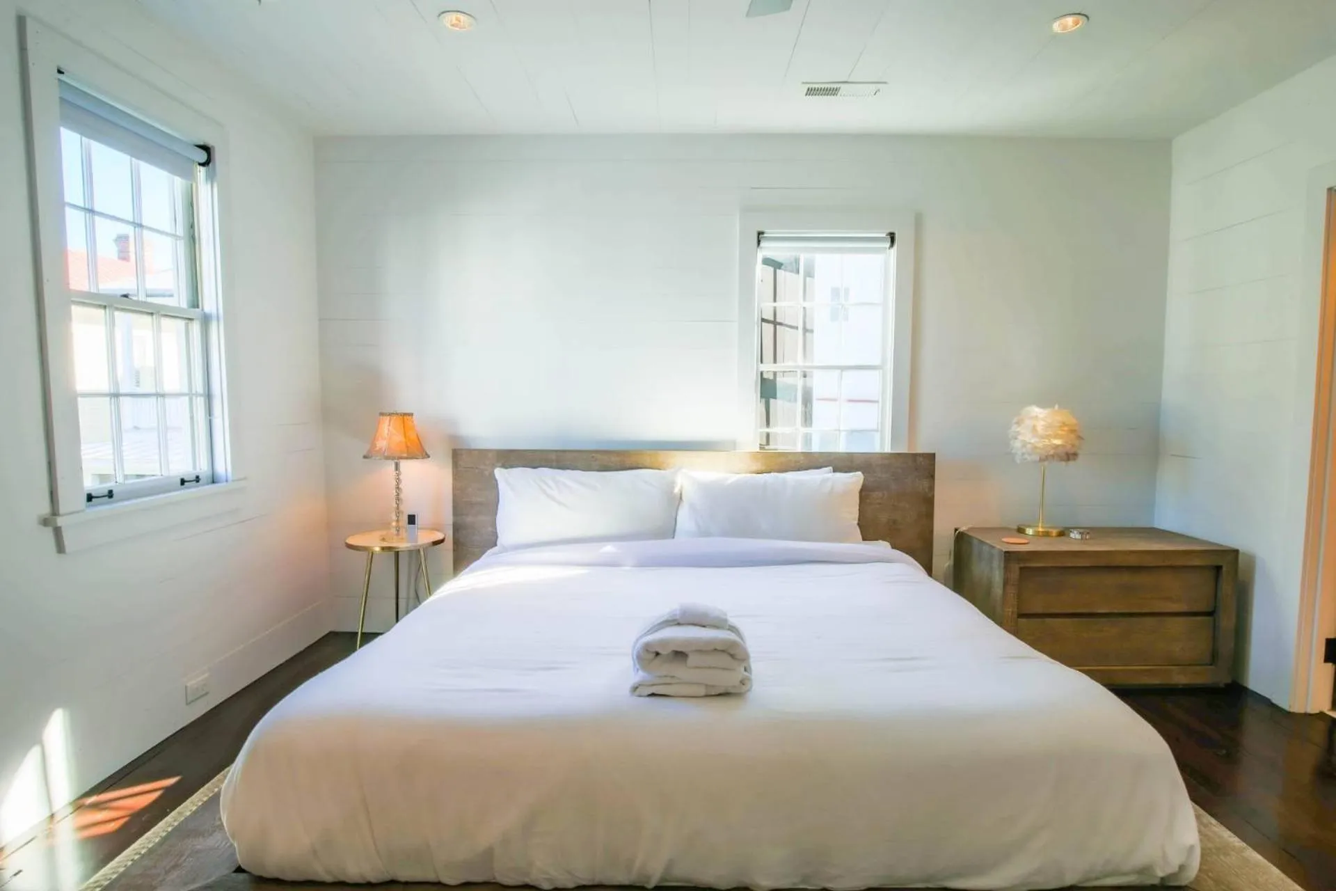 Bed in Liberty Tree House