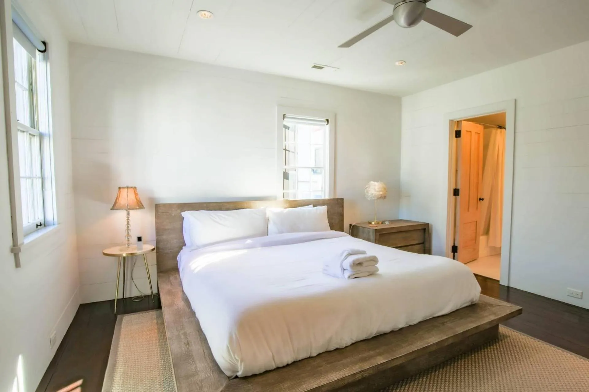 Bed in Liberty Tree House