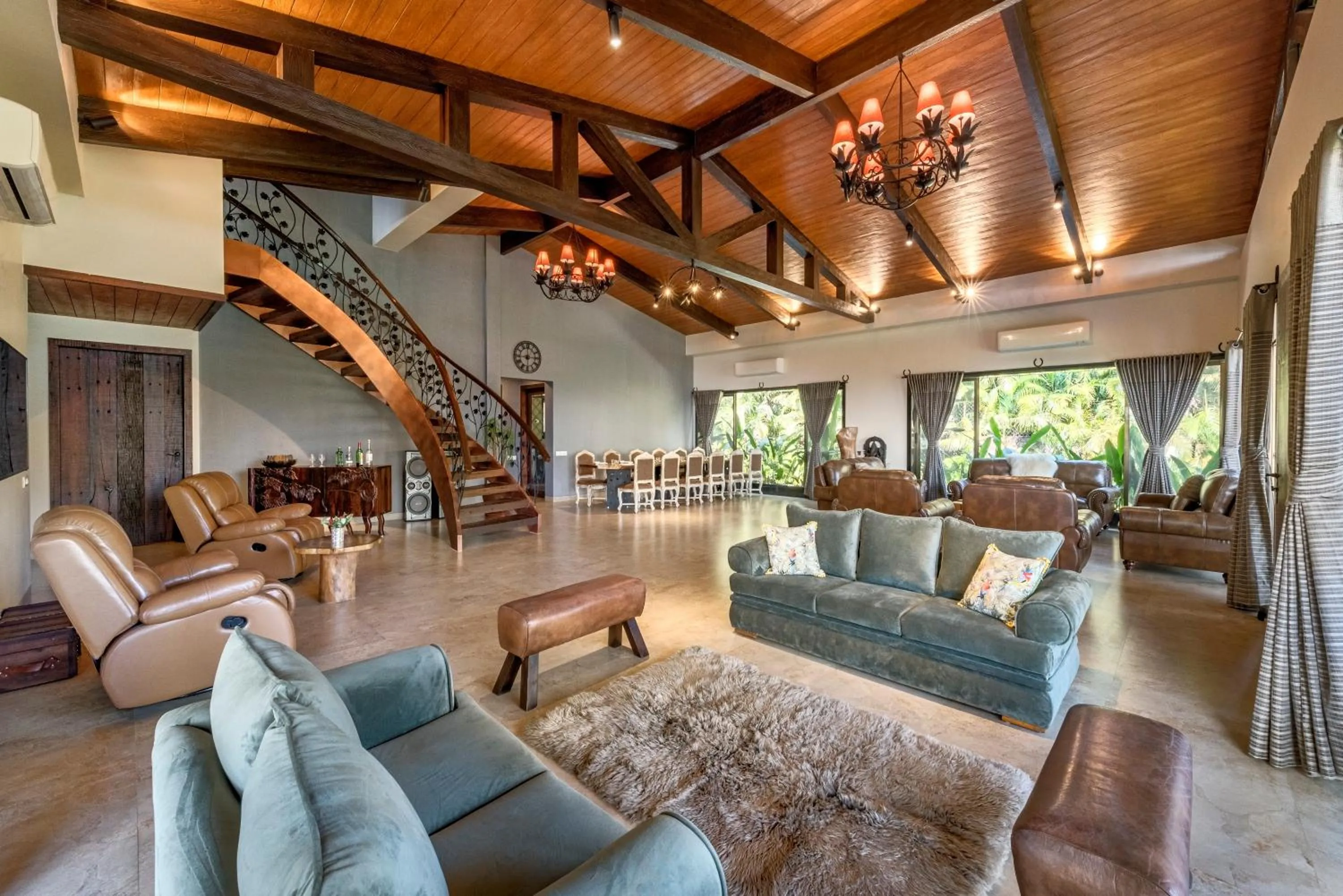 SaffronStays Althea - 4BR veg-only luxury villa with pool, jacuzzis, gourmet meals and Lohagad-Pawna lake views