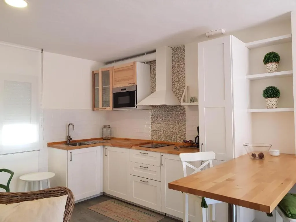 Kitchen or kitchenette in MR Hotelet de la Raconà & Apartments