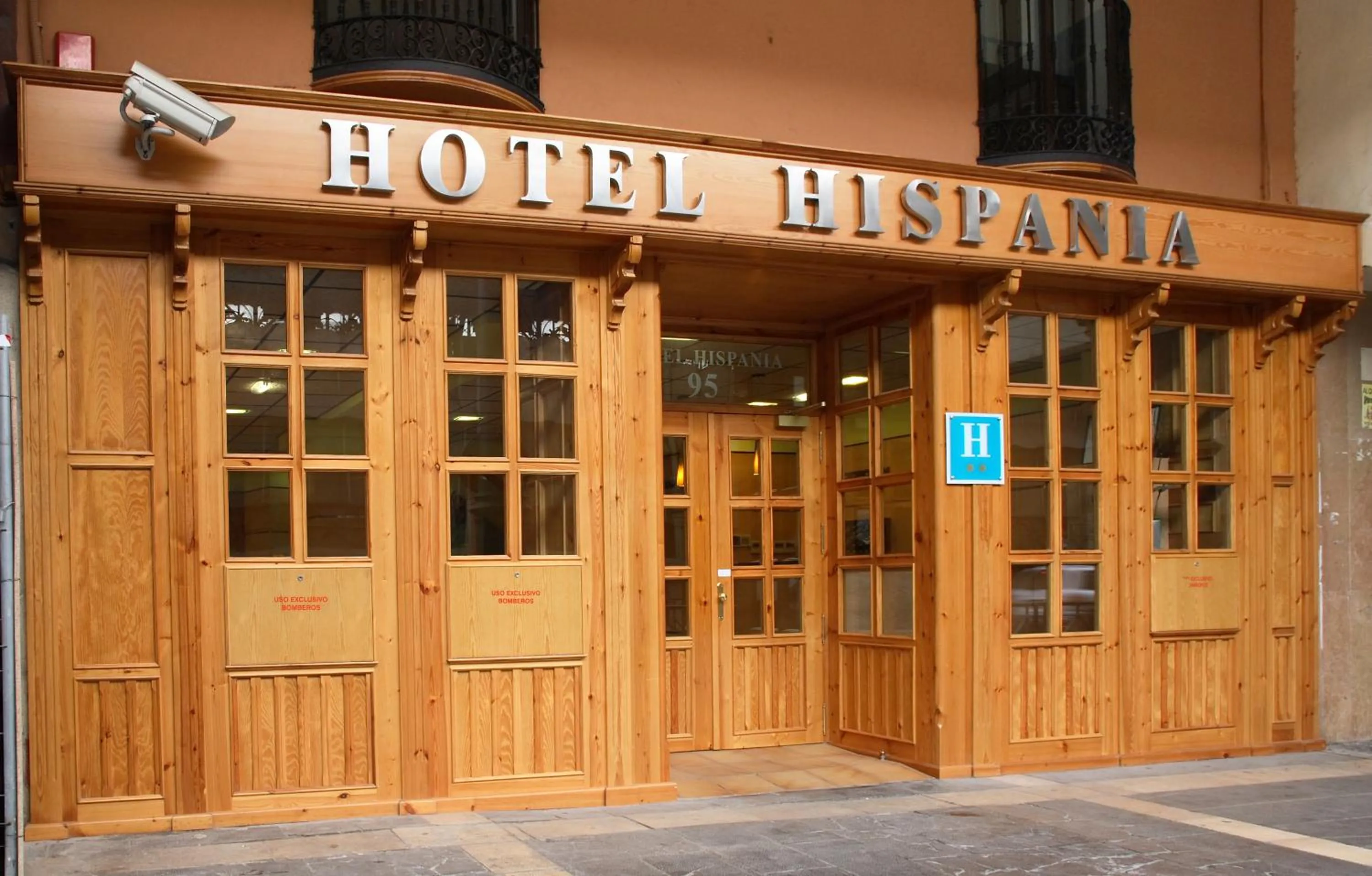 Facade/entrance in Hotel Hispania