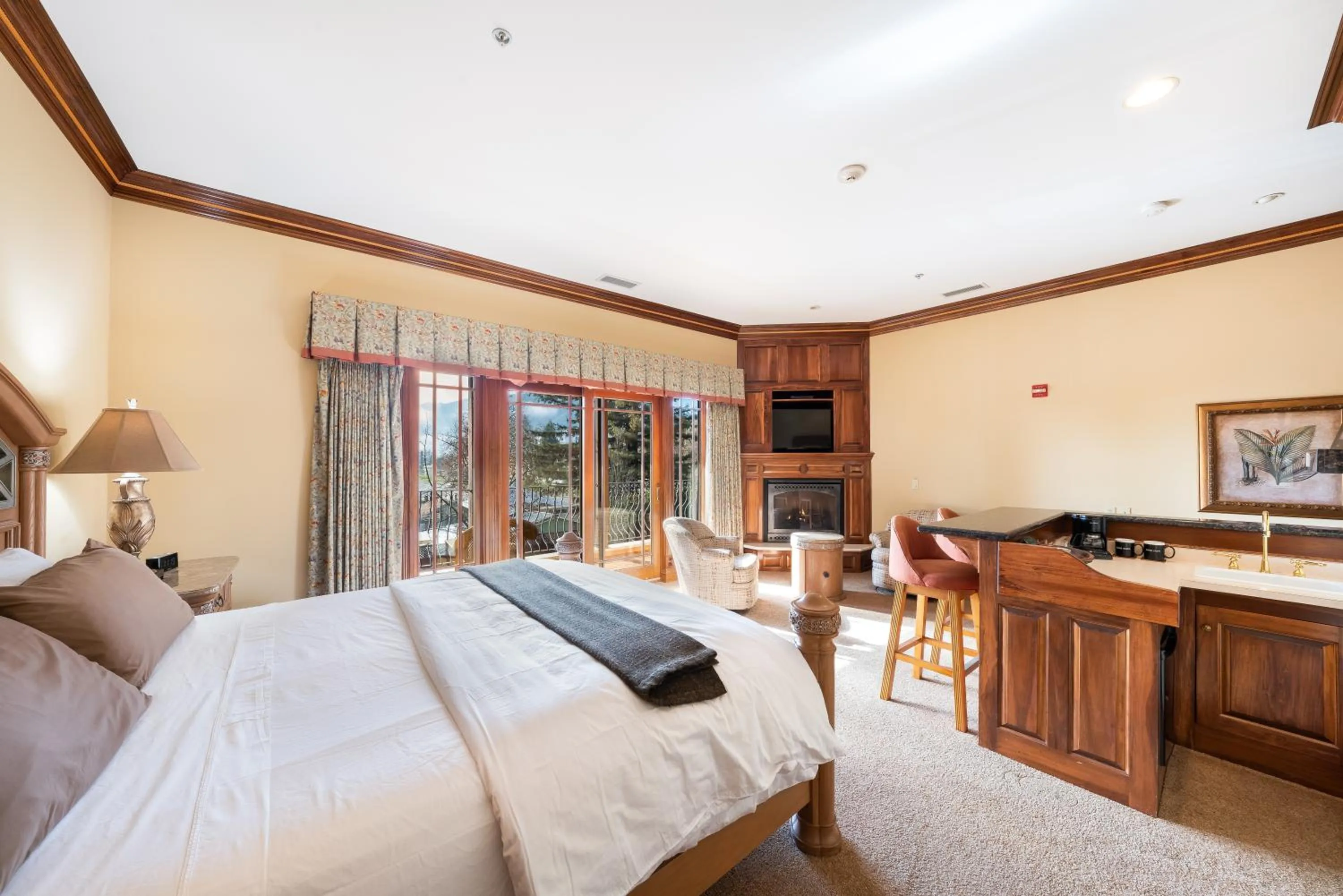 Bed in Stock Farm Inn