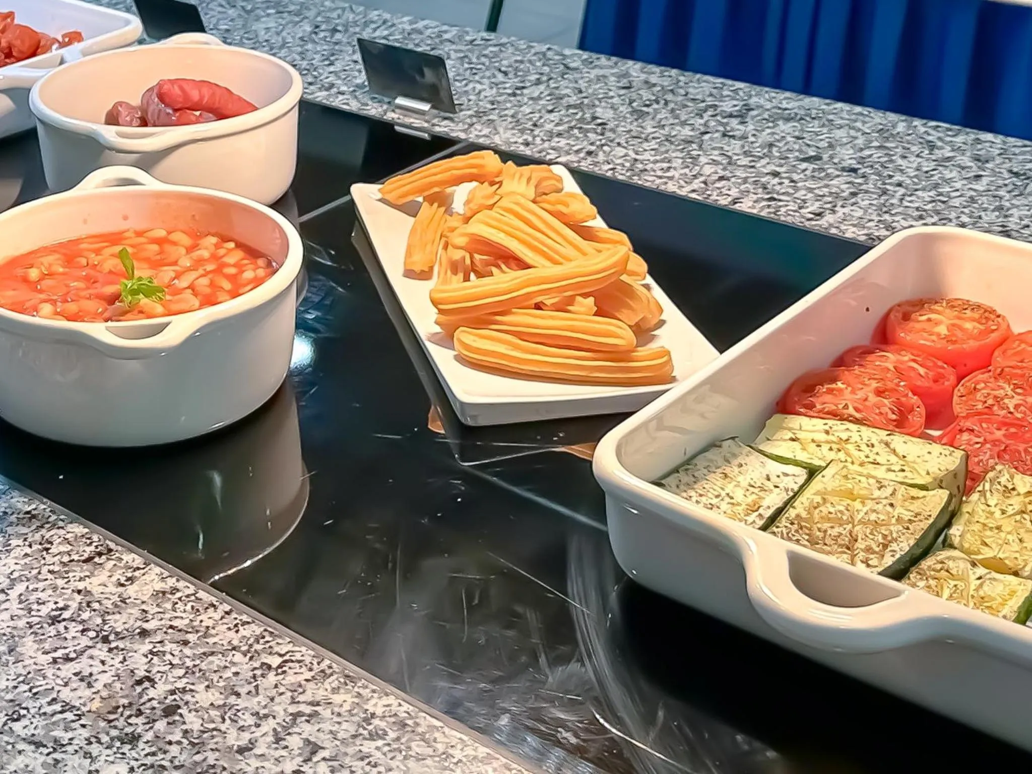 Buffet breakfast in Hotel Ciudad de Alcañiz