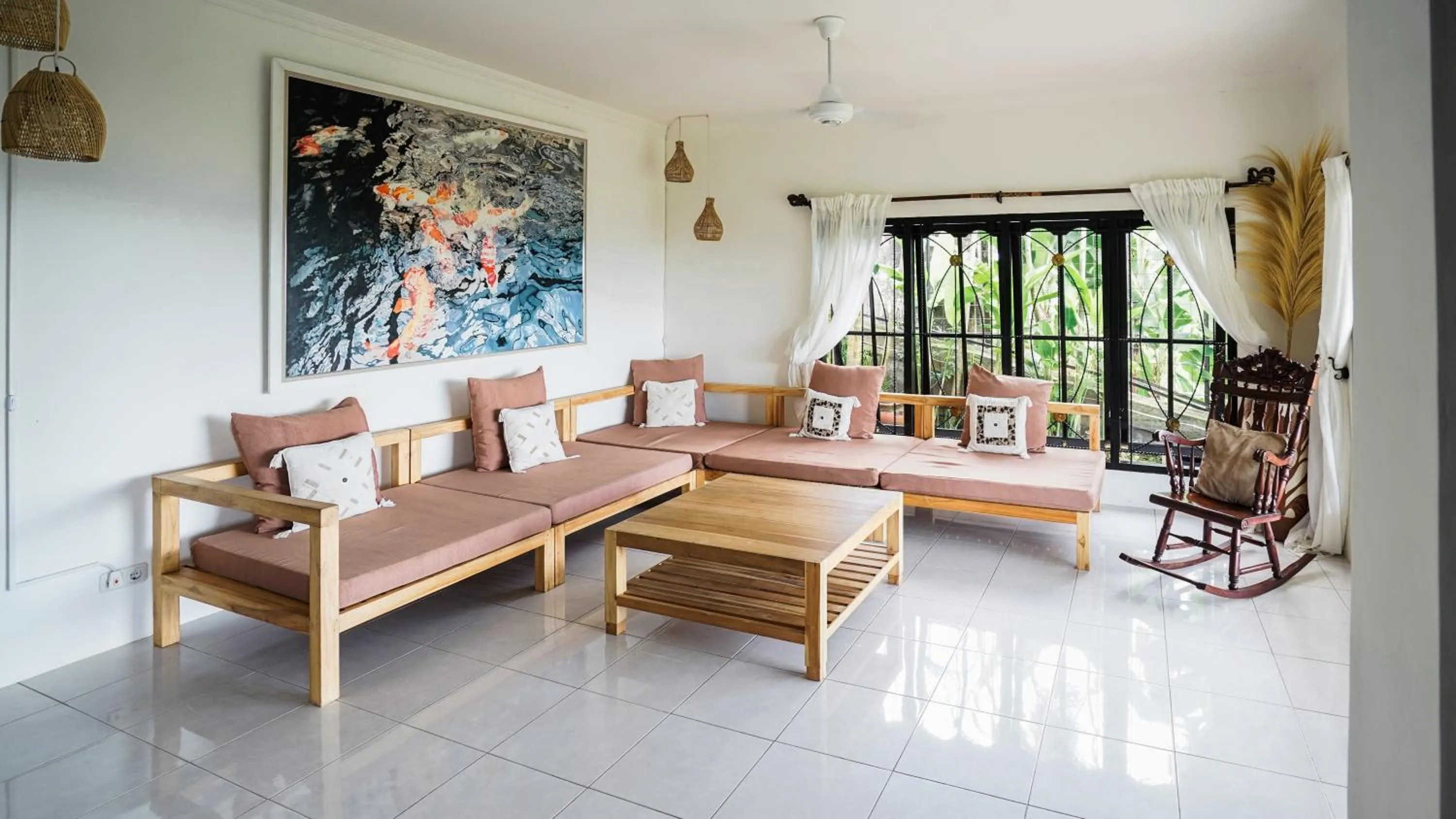 Living room in The Lavana Villa Lombok Sunset