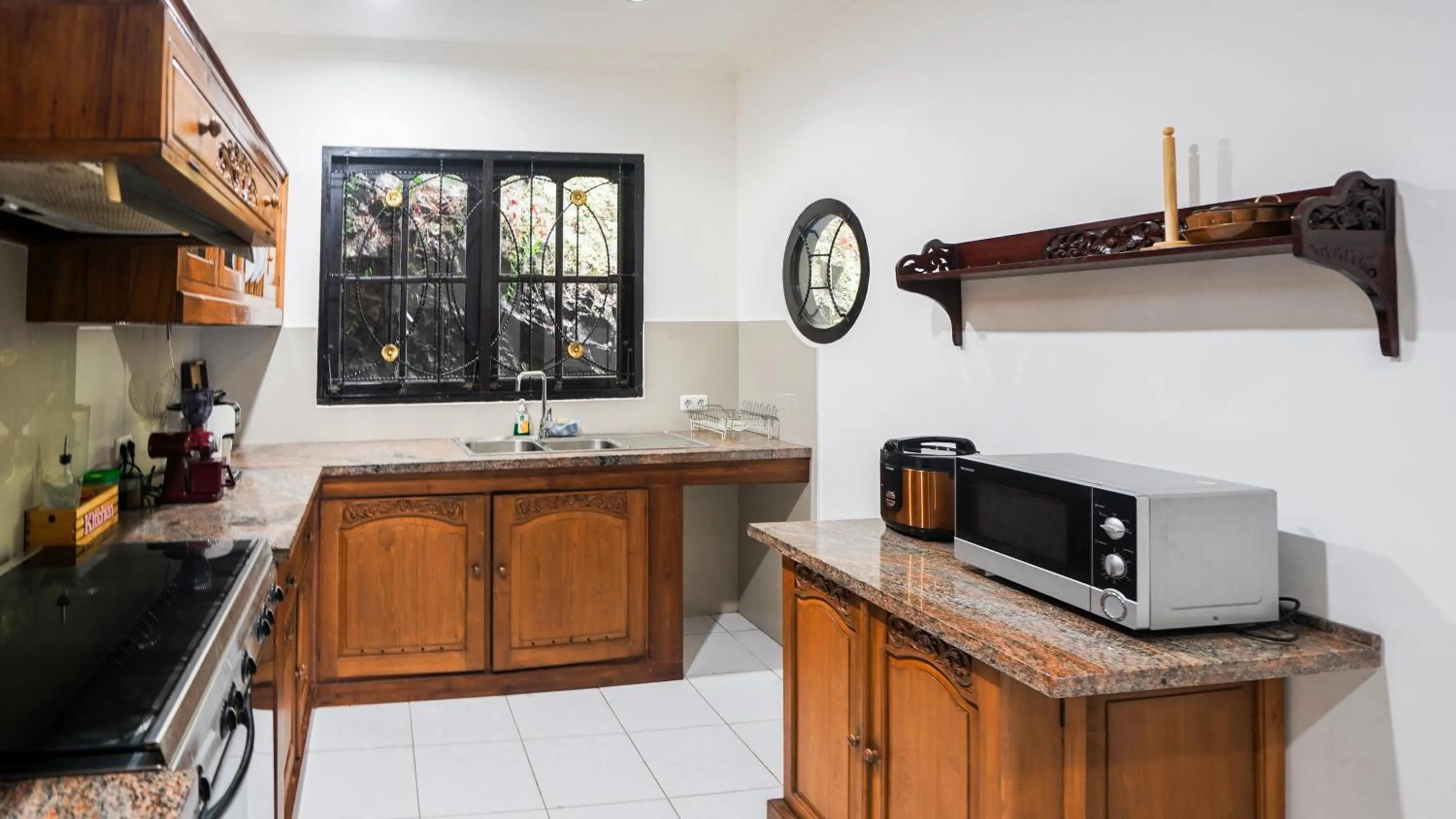 kitchen in The Lavana Villa Lombok Sunset